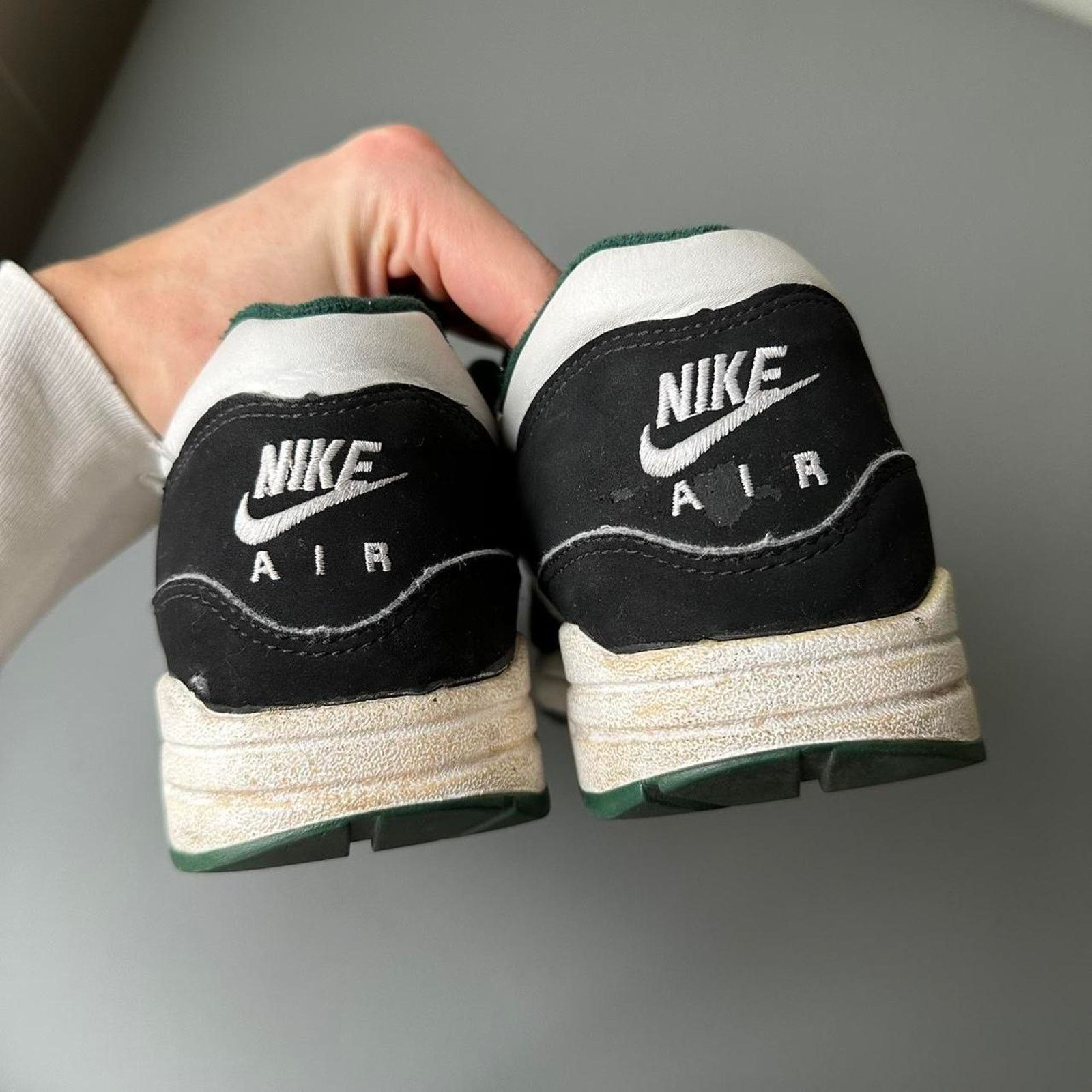 Nike RARE Nike Air Max 1 OG Black Forest Green 2003 US Size 9.5 Size US 9.5 / EU 42-43 - 5 Thumbnail