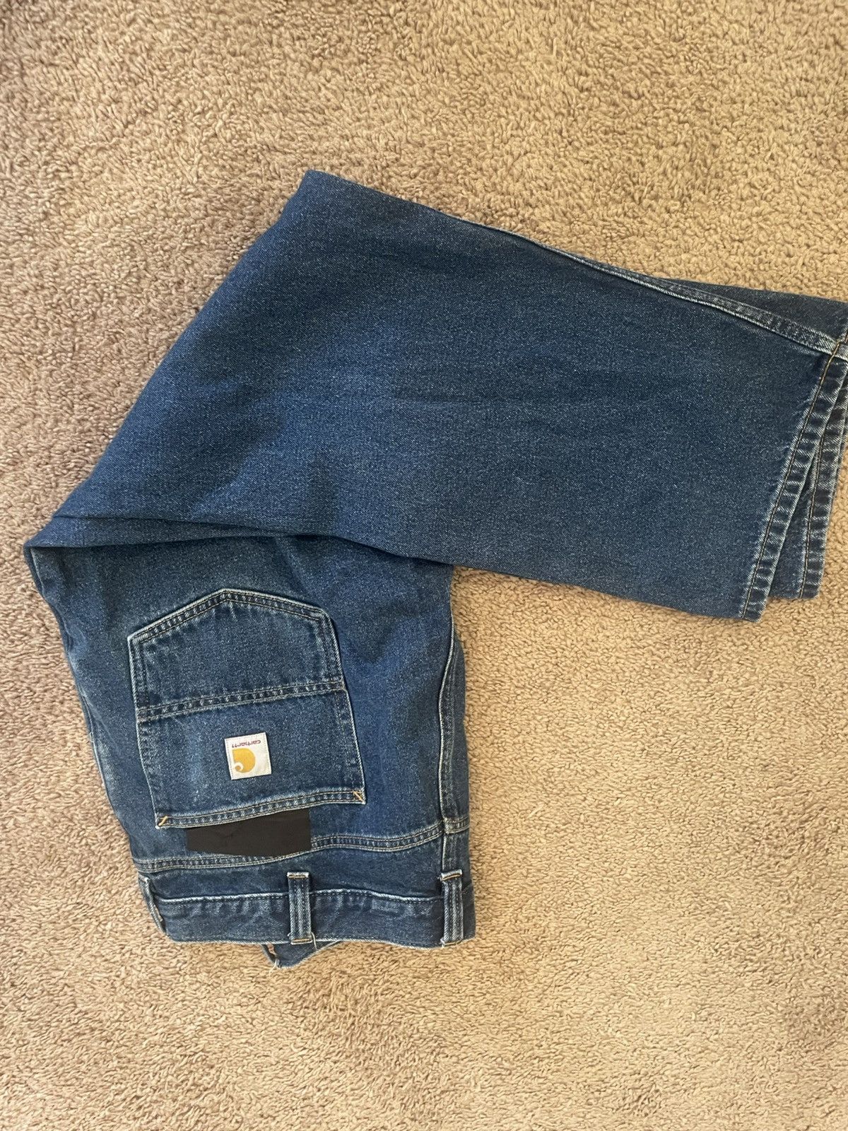 Carhartt × Vintage Carhartt blue denim jeans Size US 38 / EU 54 - 4 Thumbnail