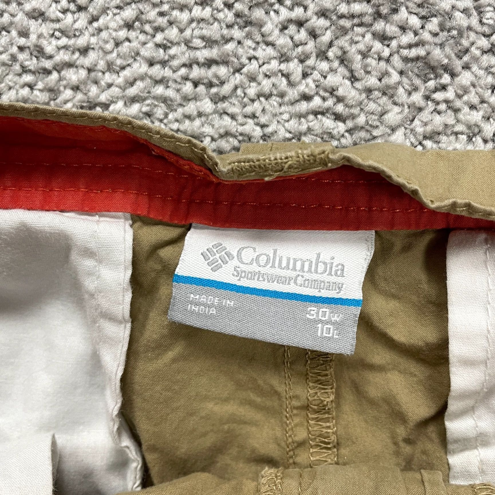 Vintage Columbia Chino Shorts Mens Brown Cotton Flat Front 31x9 Casual Outdoor Regular Fit Mens Brown Size US 31 - 7 Thumbnail