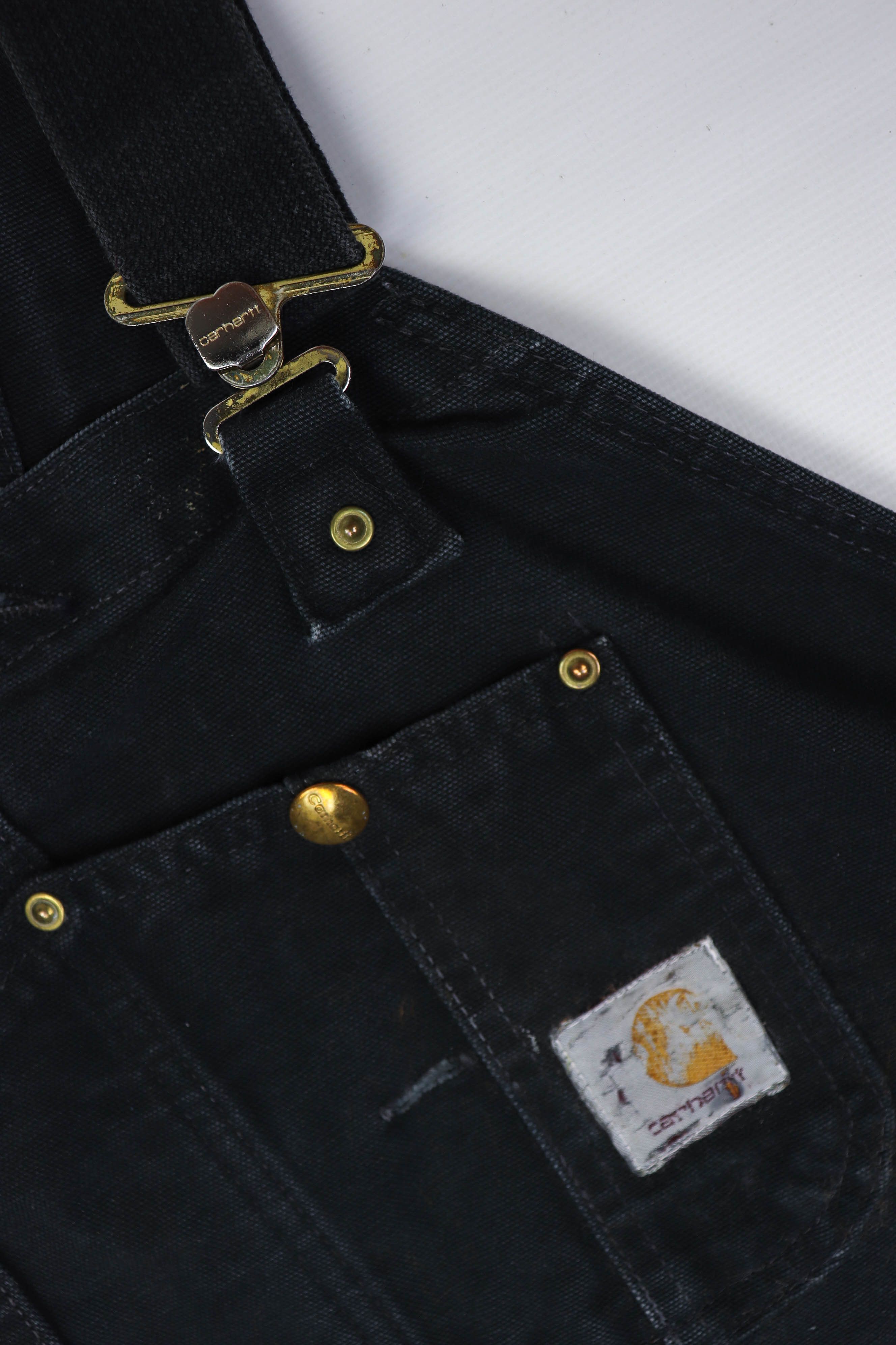 Carhartt Carhartt Vintage 90s Cropped Double Knee Bibs Overall Shorts Size US 40 / EU 56 - 9 Thumbnail