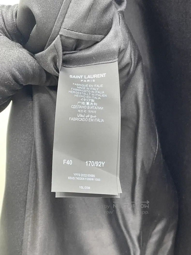 Saint Laurent Paris Saint Laurent Paris Black suit jacket Size S / US 4 / IT 40 - 7 Thumbnail