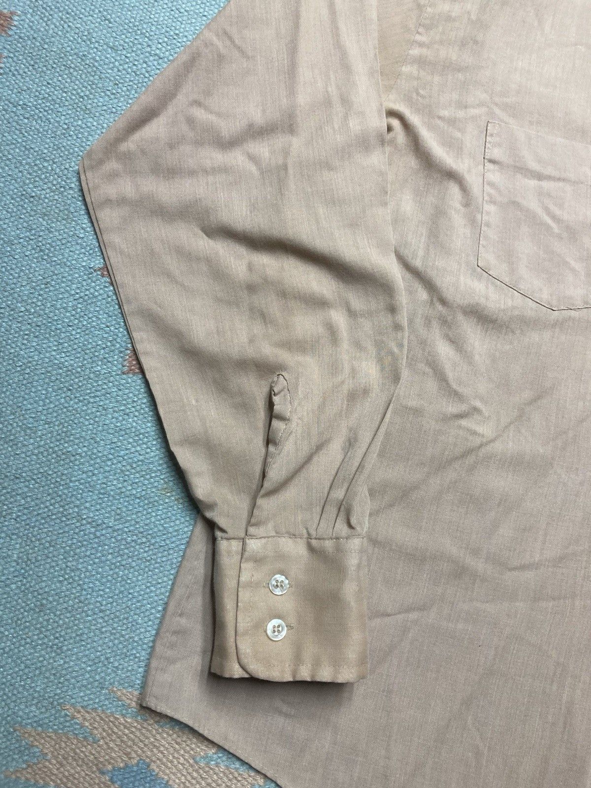Vintage Vintag 70s button shirt Kmart dagger collar sanforized large Size US L / EU 52-54 / 3 - 2 Thumbnail