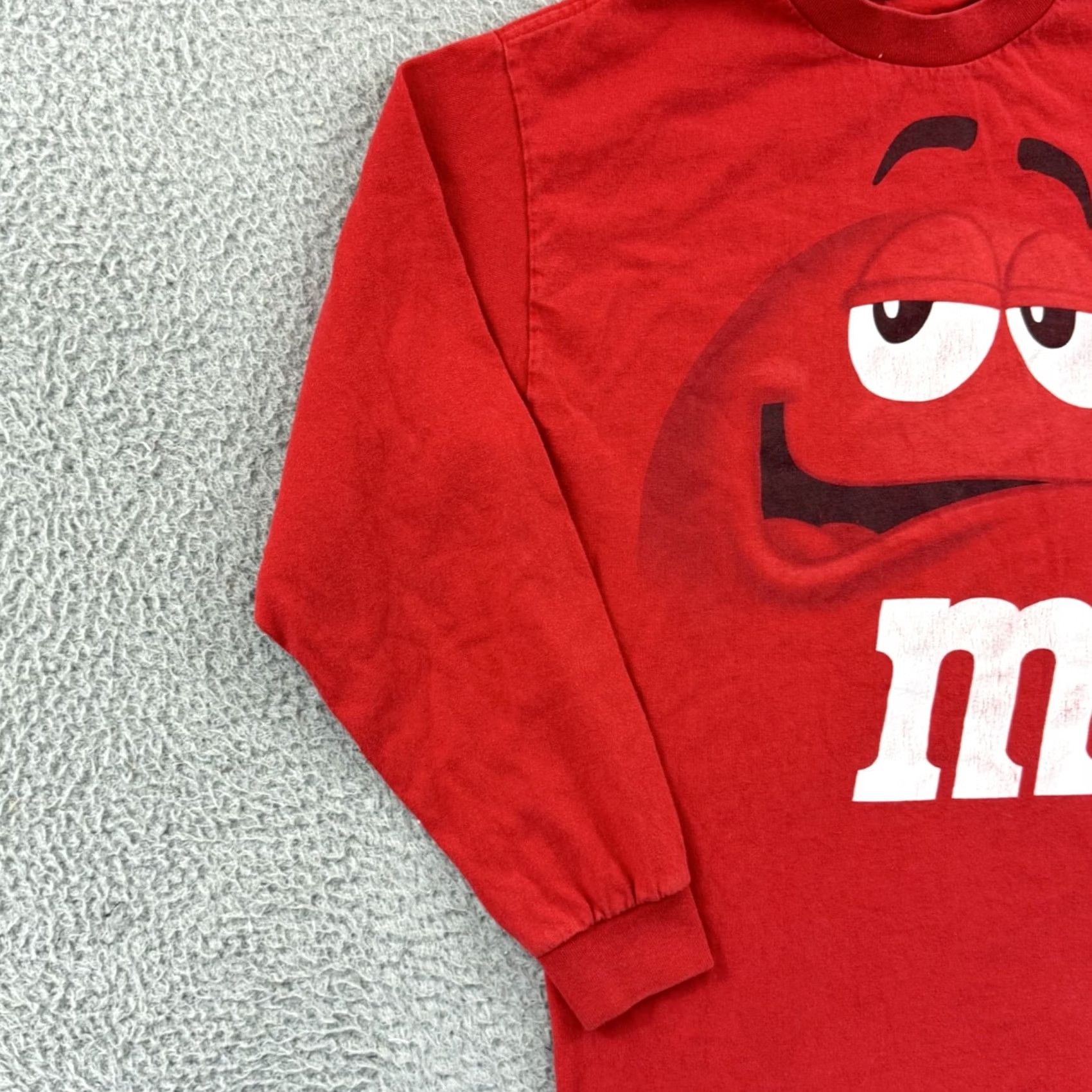 Vintage VINTAGE M&Ms Shirt Adult Medium Red Candy Long Sleeve 90s Hersheys Pullover USA Size US M / EU 48-50 / 2 - 4 Thumbnail