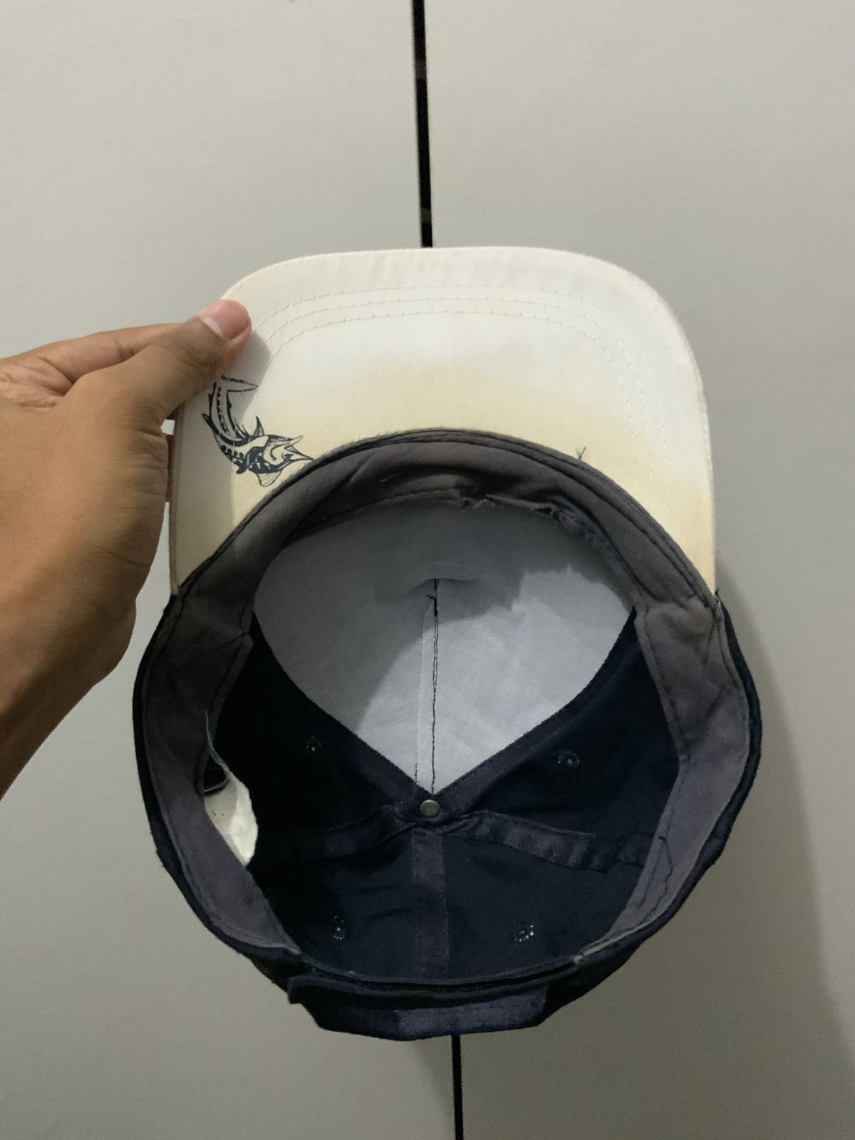 Japanese Brand Shimano Fishing Indigo Japan Hat Size ONE SIZE - 8 Thumbnail