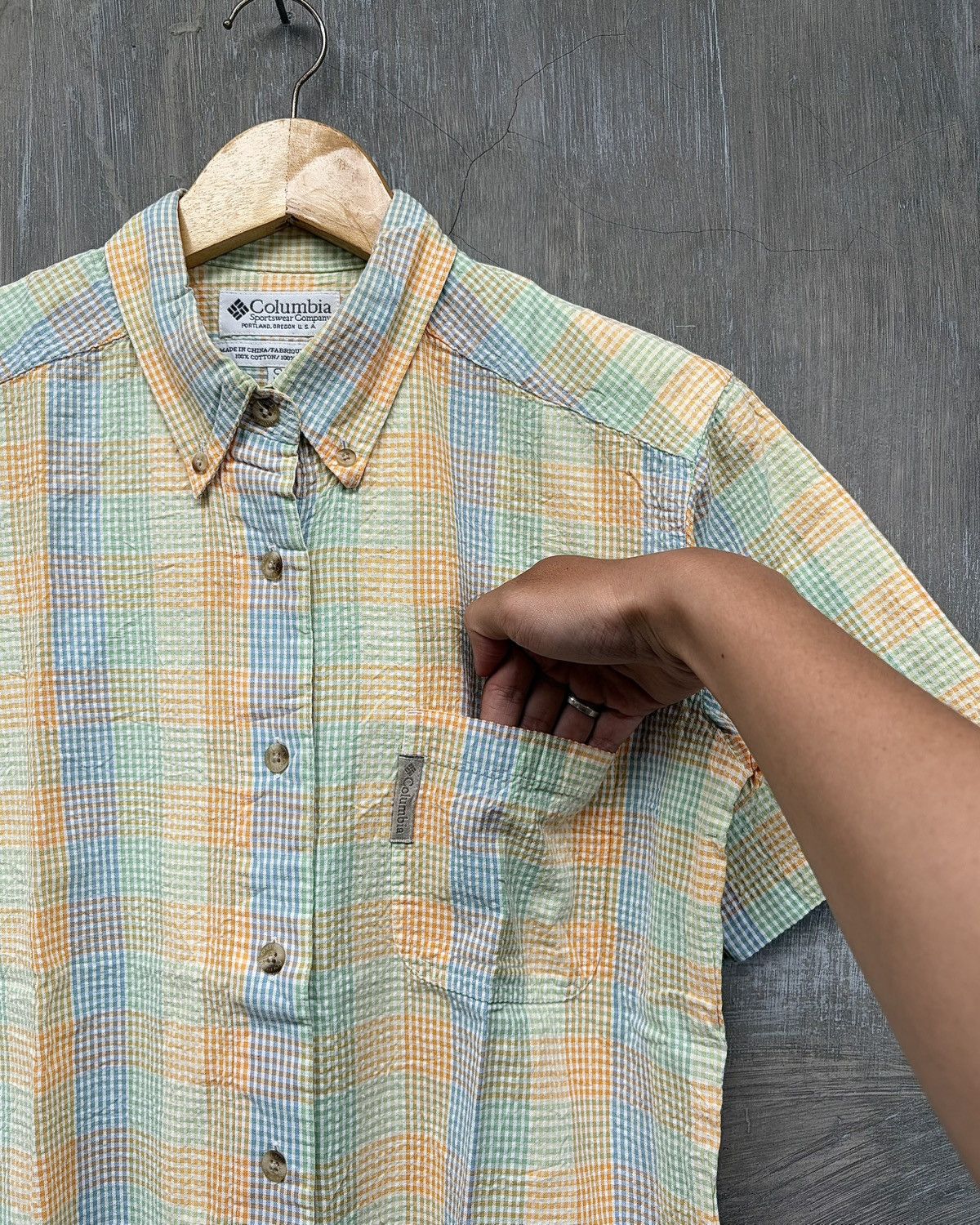 Columbia Columbia Gingham Button Up Shirt Size US S / EU 44-46 / 1 - 4 Thumbnail