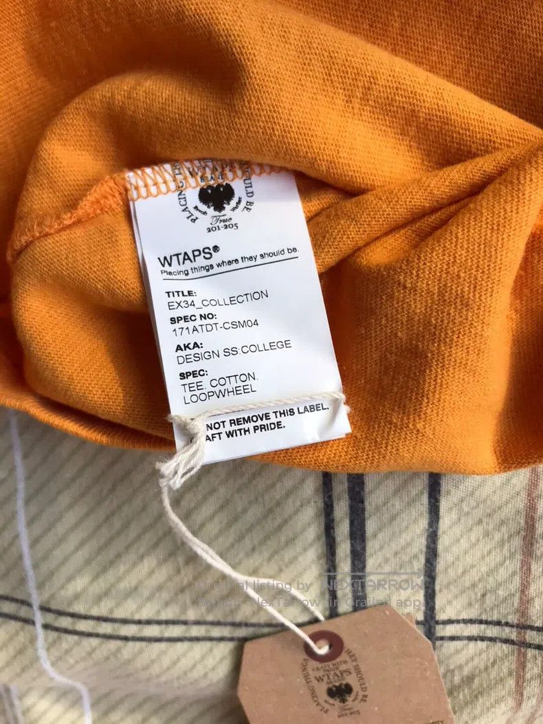 Wtaps Wtaps Orange long sleeves Size US S / EU 44-46 / 1 - 2 Thumbnail