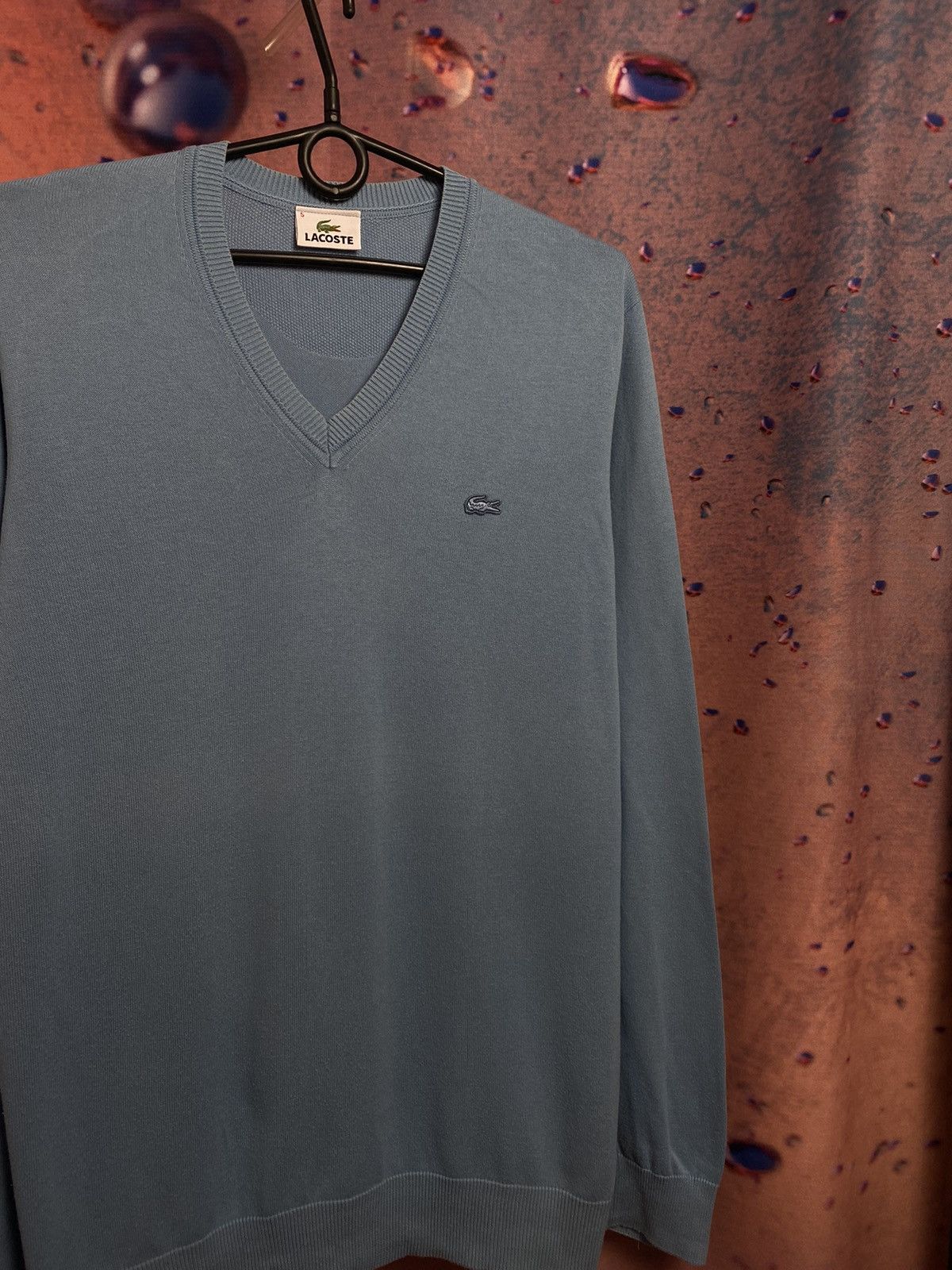 Lacoste Vintage Lacoste v-neck sweater Size US M / EU 48-50 / 2 - 2 Thumbnail