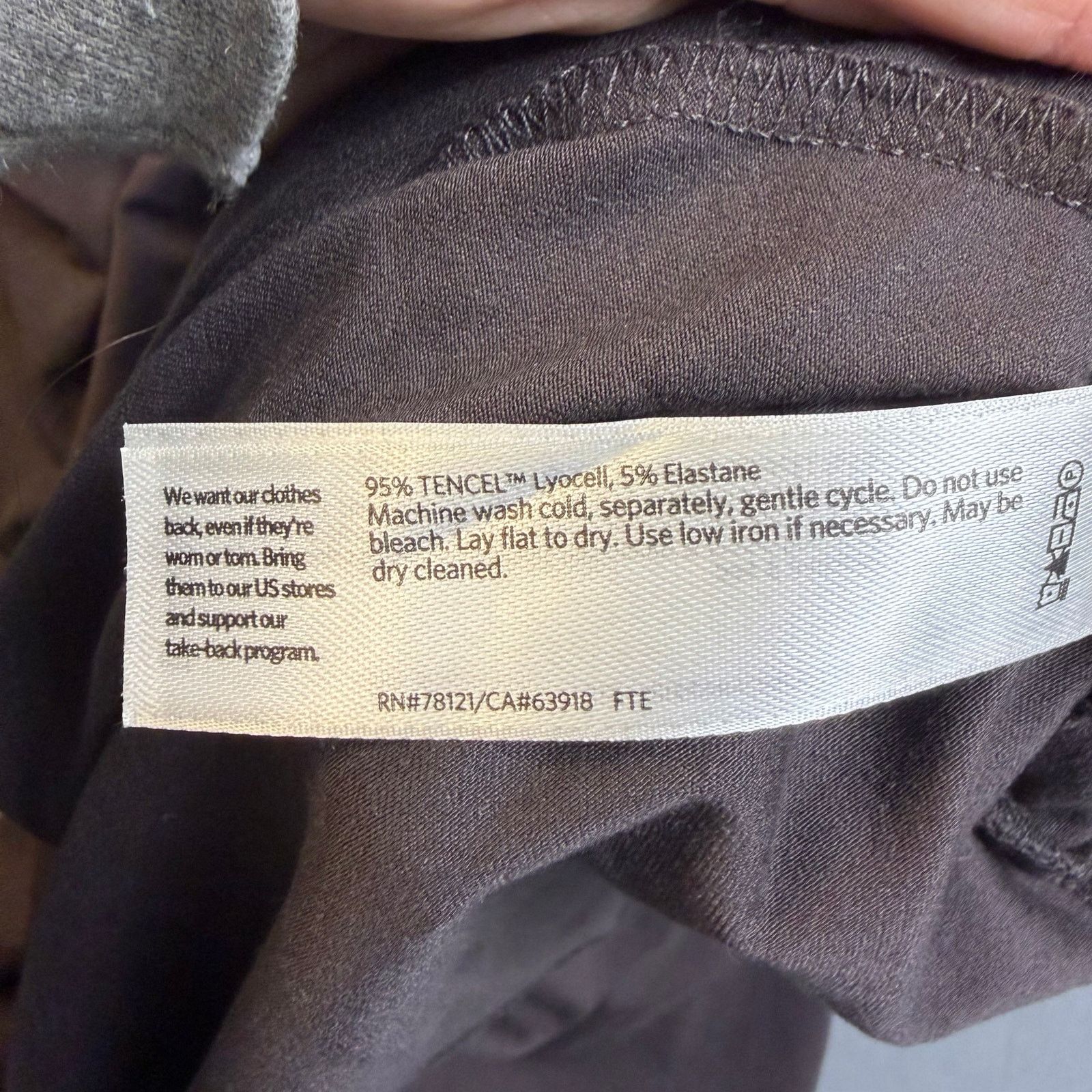 Eileen Fisher Eileen Fisher Jersey Knit Dress Dark Gray Stretch Basic XL Size XL / US 12-14 / IT 48-50 - 5 Thumbnail