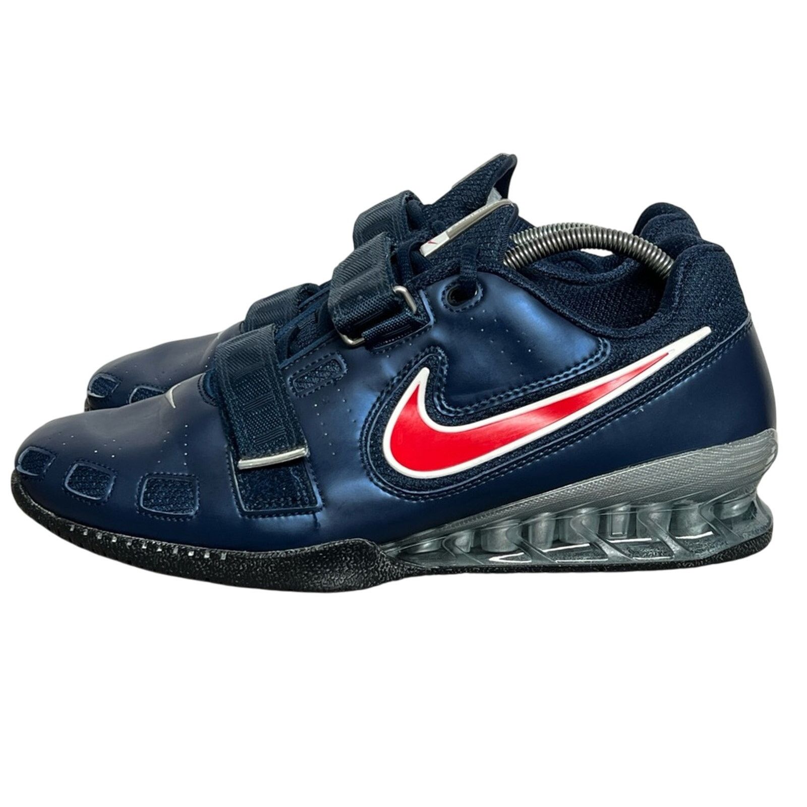 Nike Romaleos 2 Obsidian Blue Red Weightlifting Shoes SAMPLE