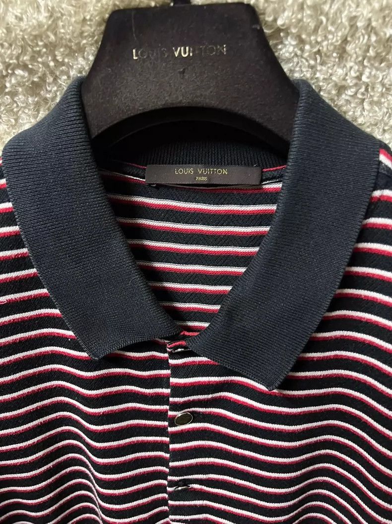 Louis Vuitton Louis Vuitton Men's Striped Polo Shirt- Size US XXL / EU 58 / 5 - 2 Thumbnail