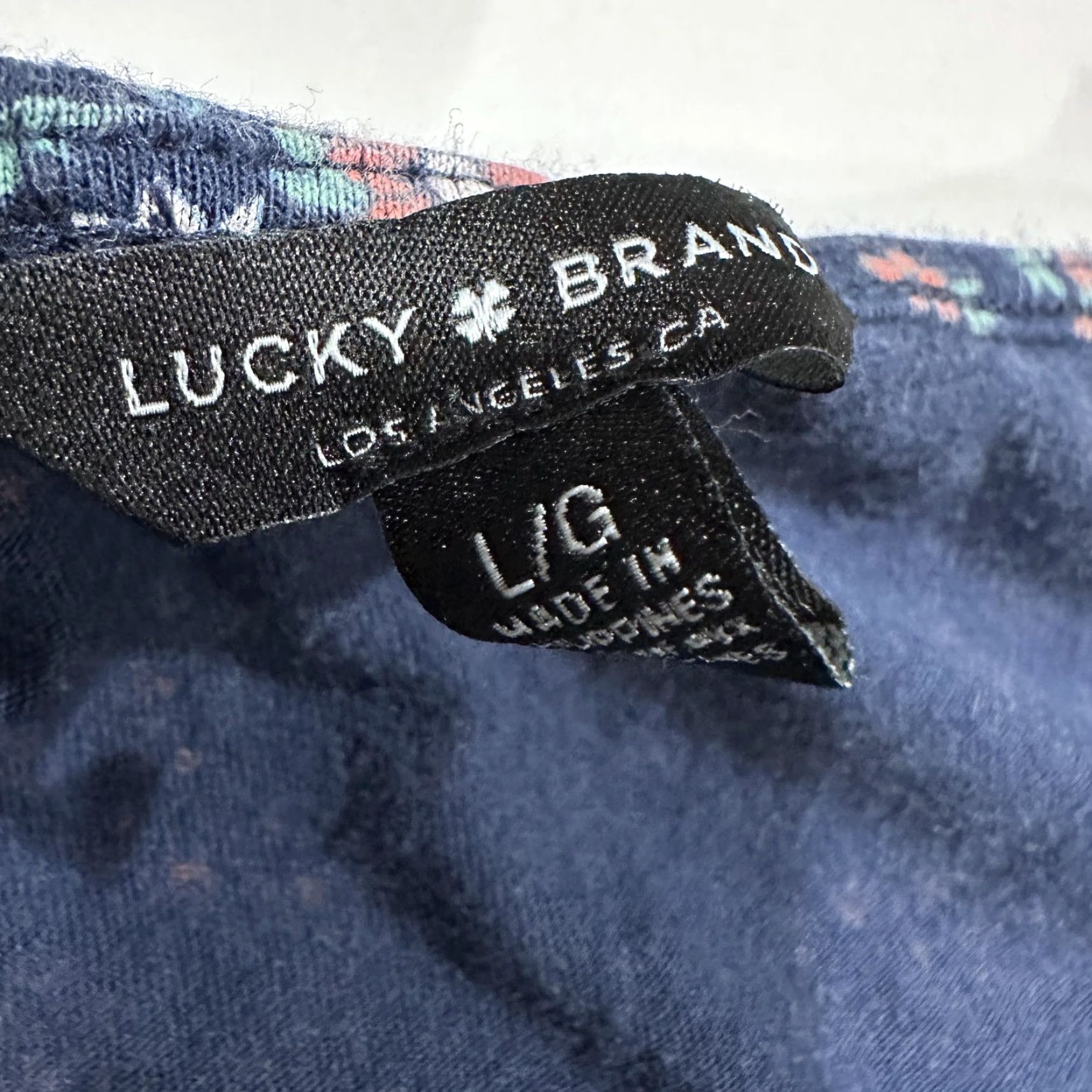 Lucky Brand Lucky Brand Blouse Women L Blue Pink Green Floral Square Neck Cottage Prairie Shirt Adult Regular Long Sleeve Size L / US 10 / IT 46 - 3 Thumbnail