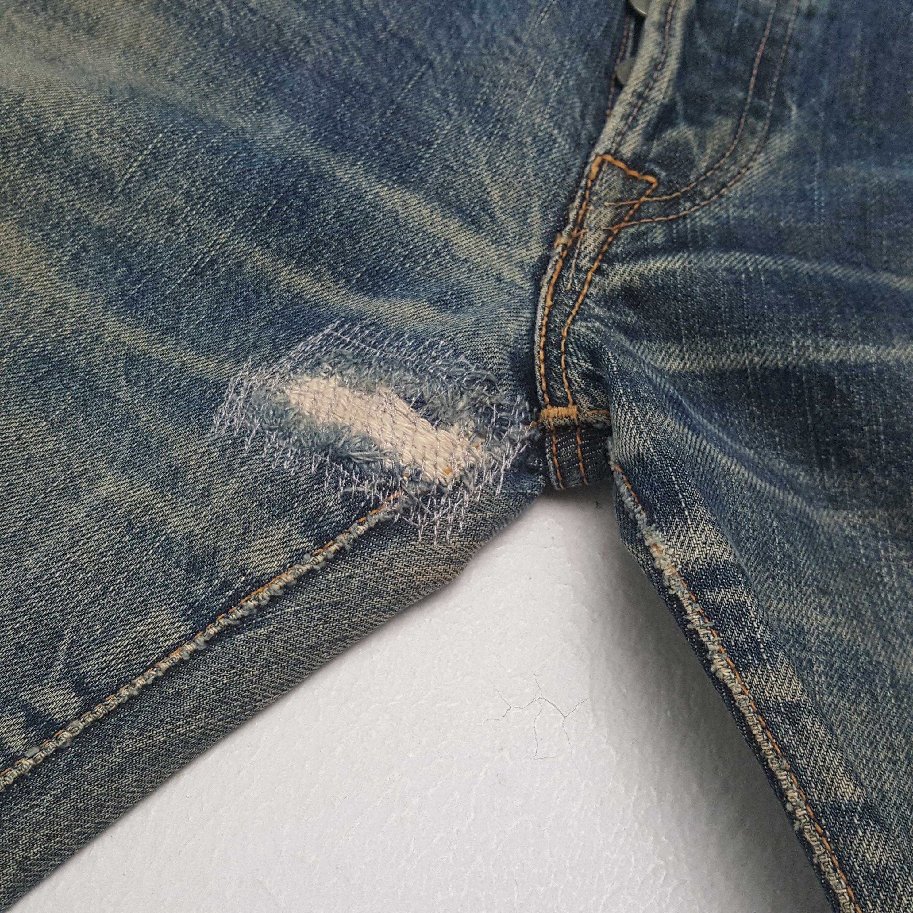 Japanese Brand × Vintage Vintage 45rpm Japanese Brand Distressed Style Jeans Size US 30 / EU 46 - 10 Thumbnail