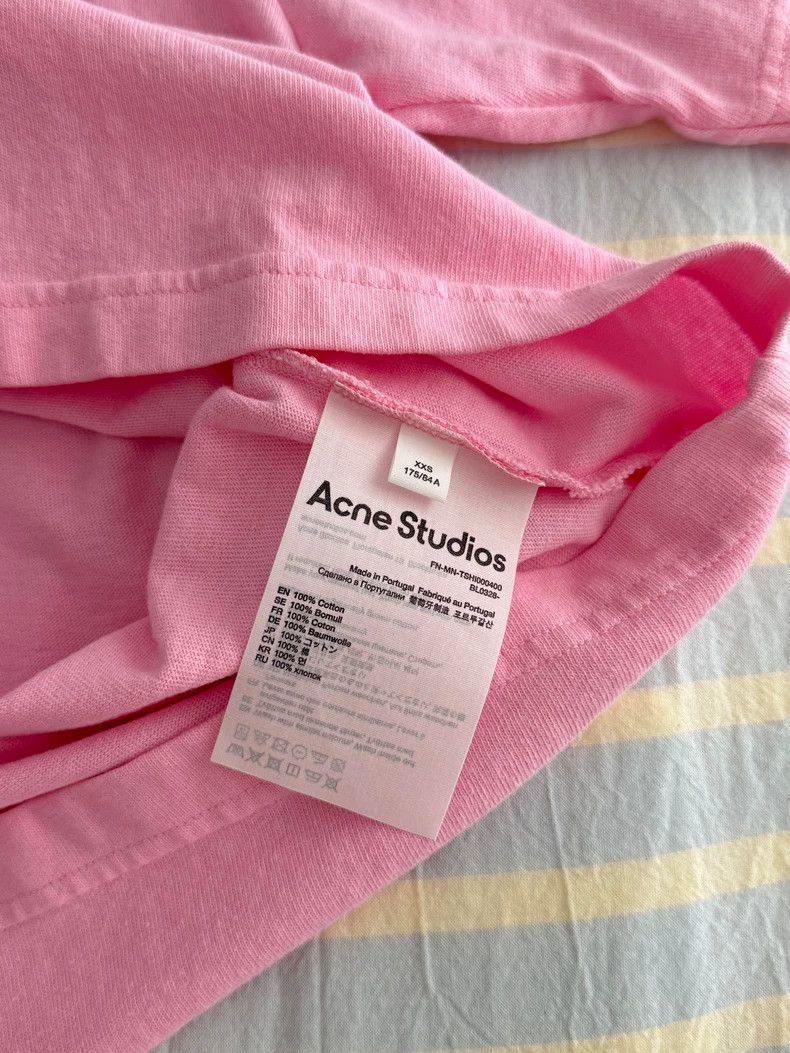 Acne Studios Acne Studios Pink short-sleeved shirt Size US XXS / EU 40 - 3 Thumbnail