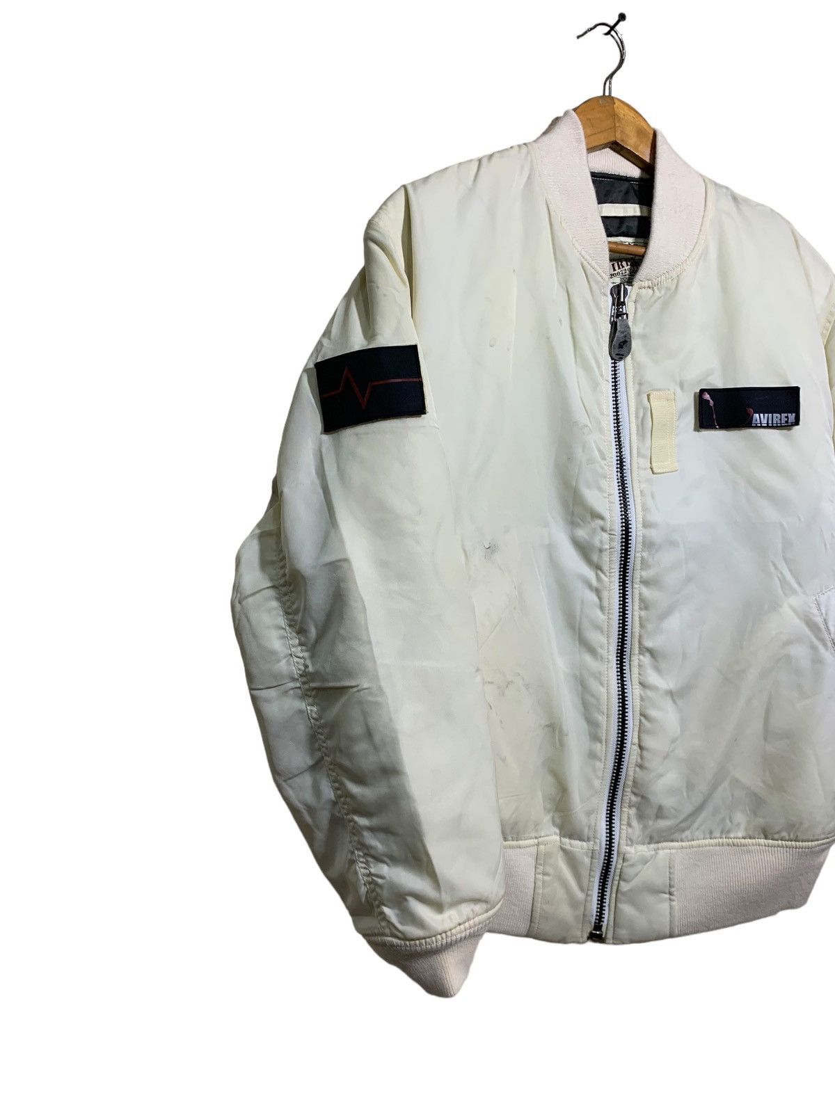 Avirex 🔥RARE AVIREX WHITE BOMBER JACKETS USAF Size US XL / EU 56 / 4 - 4 Thumbnail