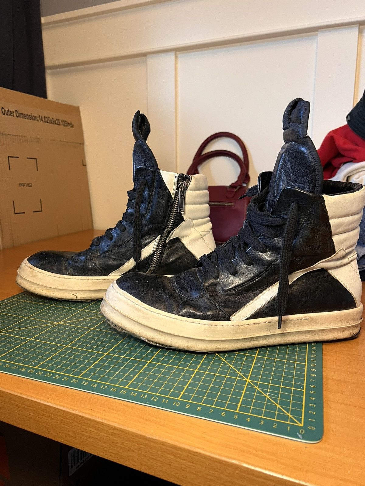 Rick Owens 2012 Rick Owens geobaskets Size US 12.5 / EU 45-46 - 7 Thumbnail