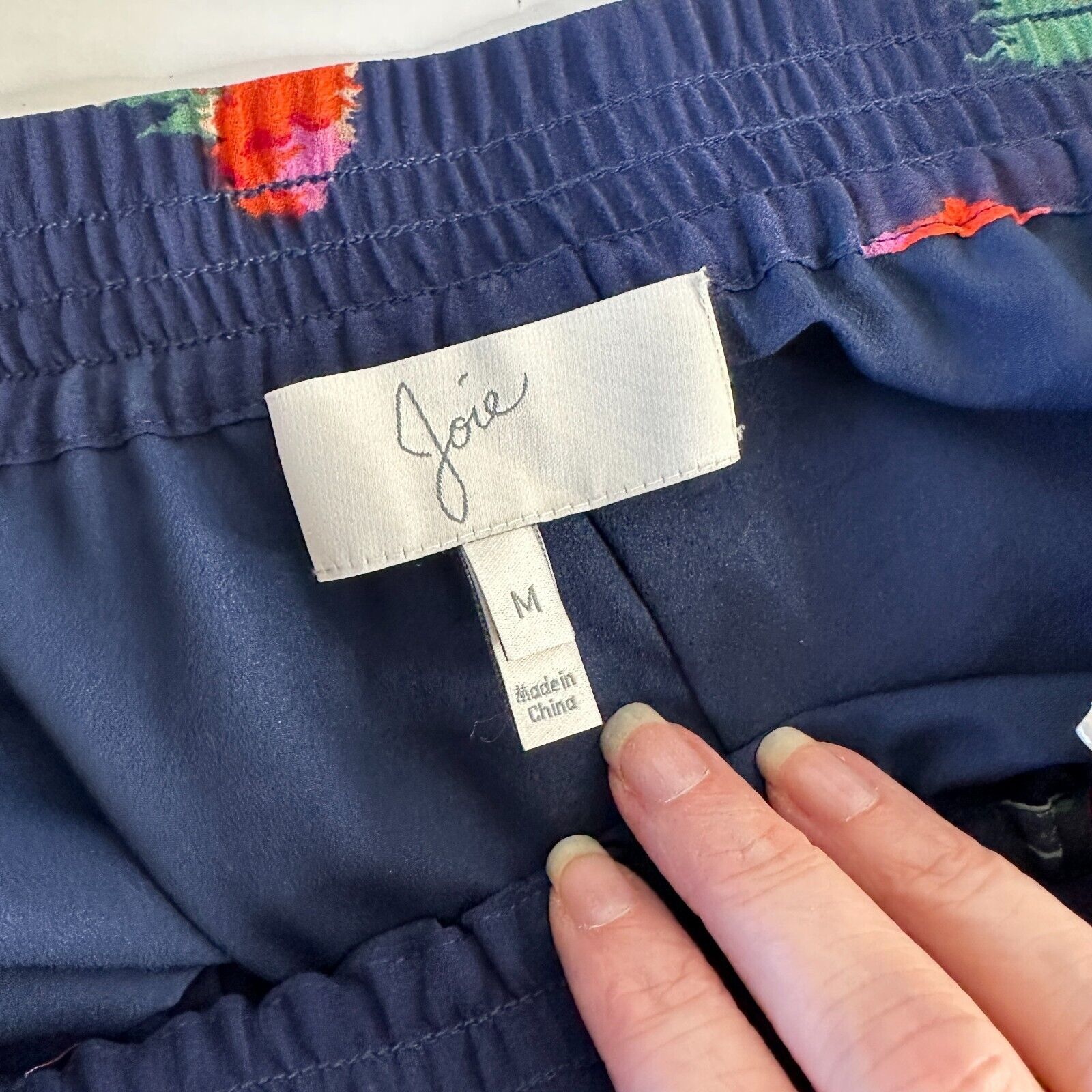 Joie Joie Navy Anatase 2pc Floral Top ( S ) Lanina Short ( M ) Size S / US 4 / IT 40 - 9 Thumbnail