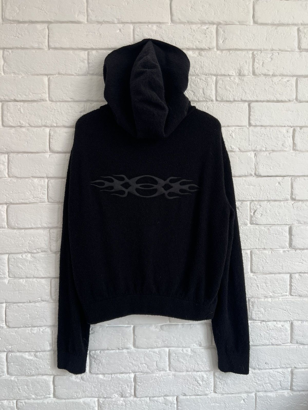Balenciaga Super small fitted balenciaga burning unity zip hoodie Size US L / EU 52-54 / 3 - 2 Thumbnail