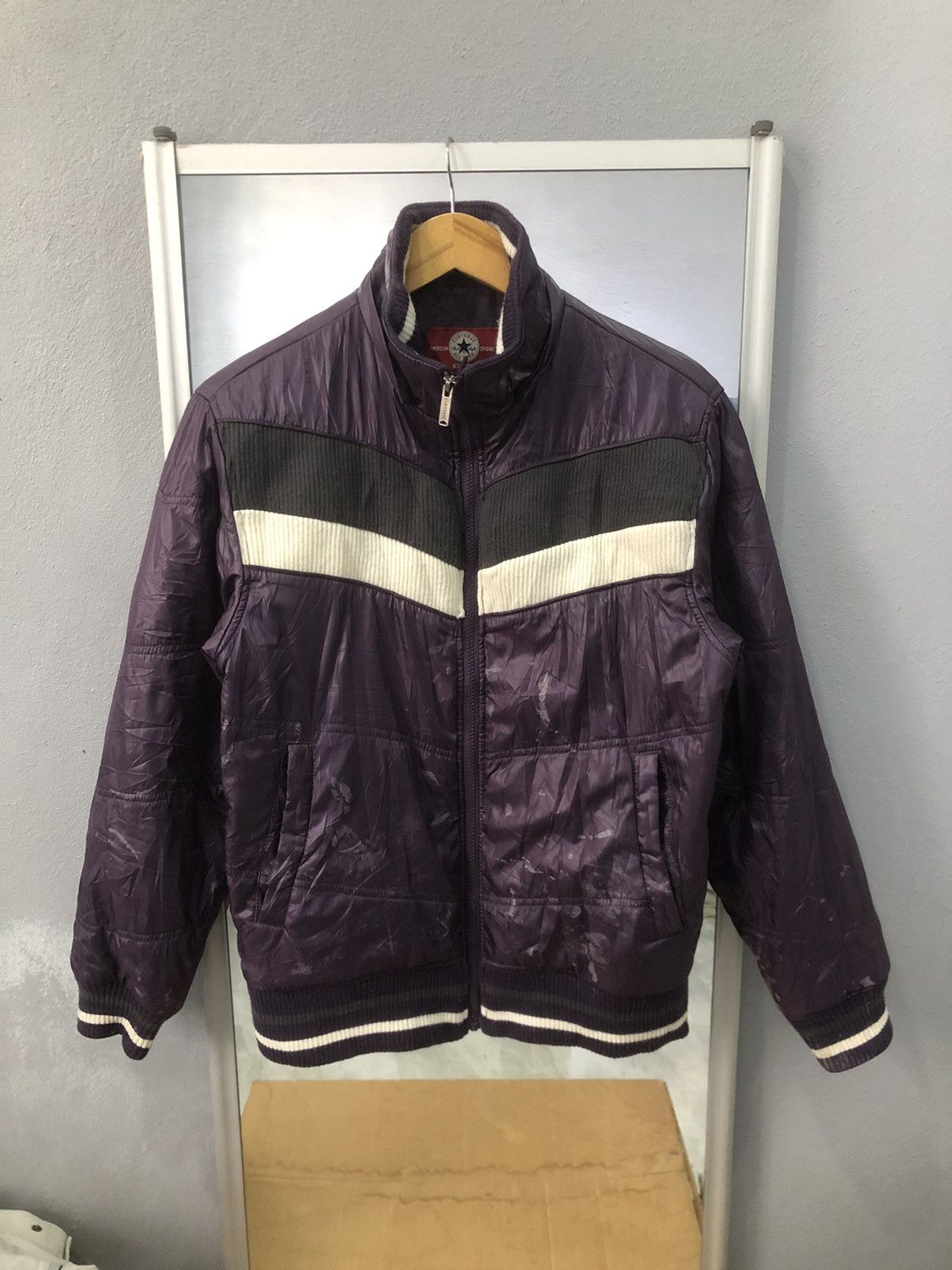 Converse × Vintage Converse distressed jacket Size US M / EU 48-50 / 2 - 1 Thumbnail