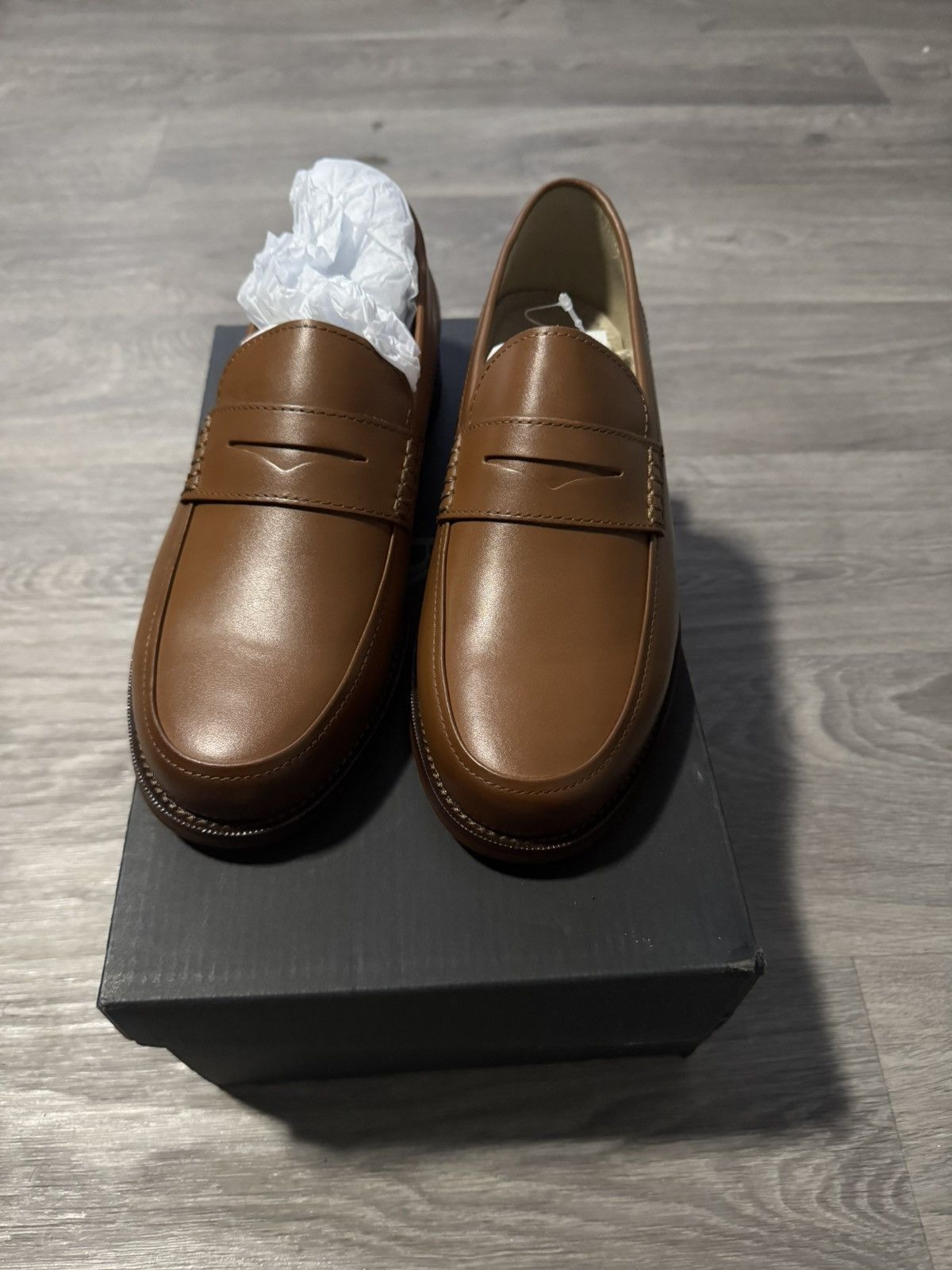 Banana Republic Leather Penny Loafer Size US 9.5 / EU 42-43 - 5 Thumbnail