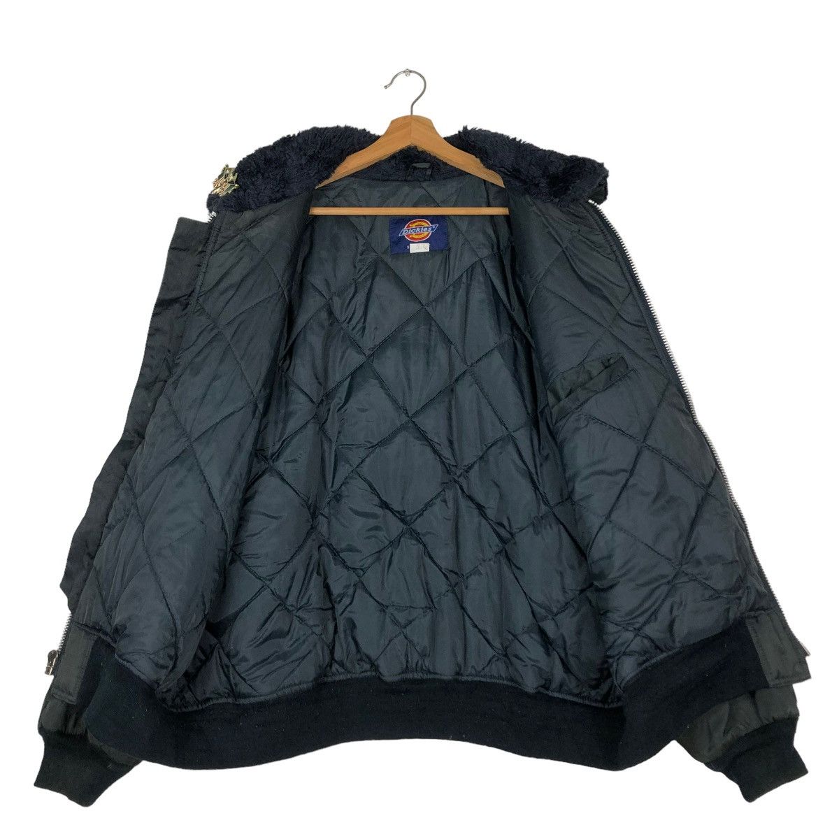 Japanese Brand 🔥VINTAGE BOMBER JACKET WORKER DICKIES MILITARY DESIGN Size US XL / EU 56 / 4 - 13 Thumbnail