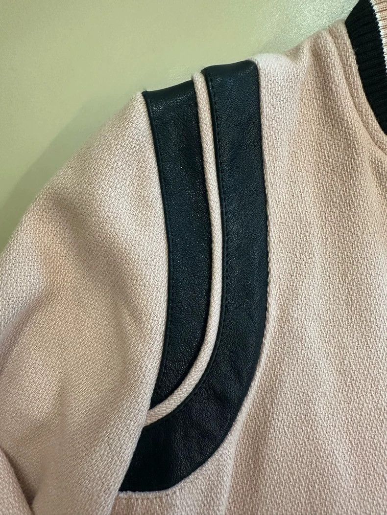 Saint Laurent Paris Saint Laurent Pink Black Baseball Jacket-2506 Size US M / EU 48-50 / 2 - 4 Thumbnail