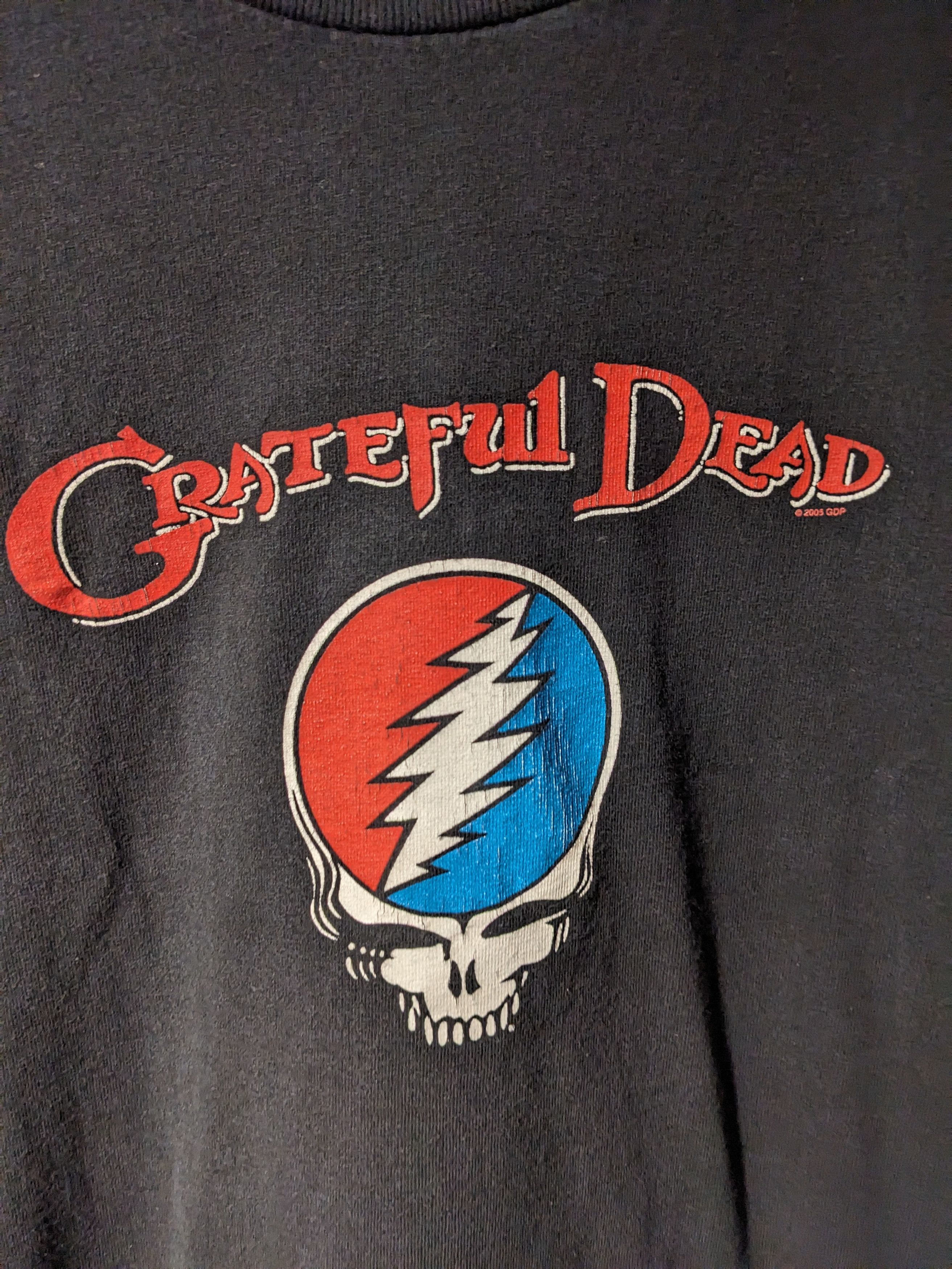 Grateful Dead × Vintage Vintage 2005 Grateful Dead Center Logo Band Music T-Shirt Size US XXL / EU 58 / 5 - 2 Thumbnail