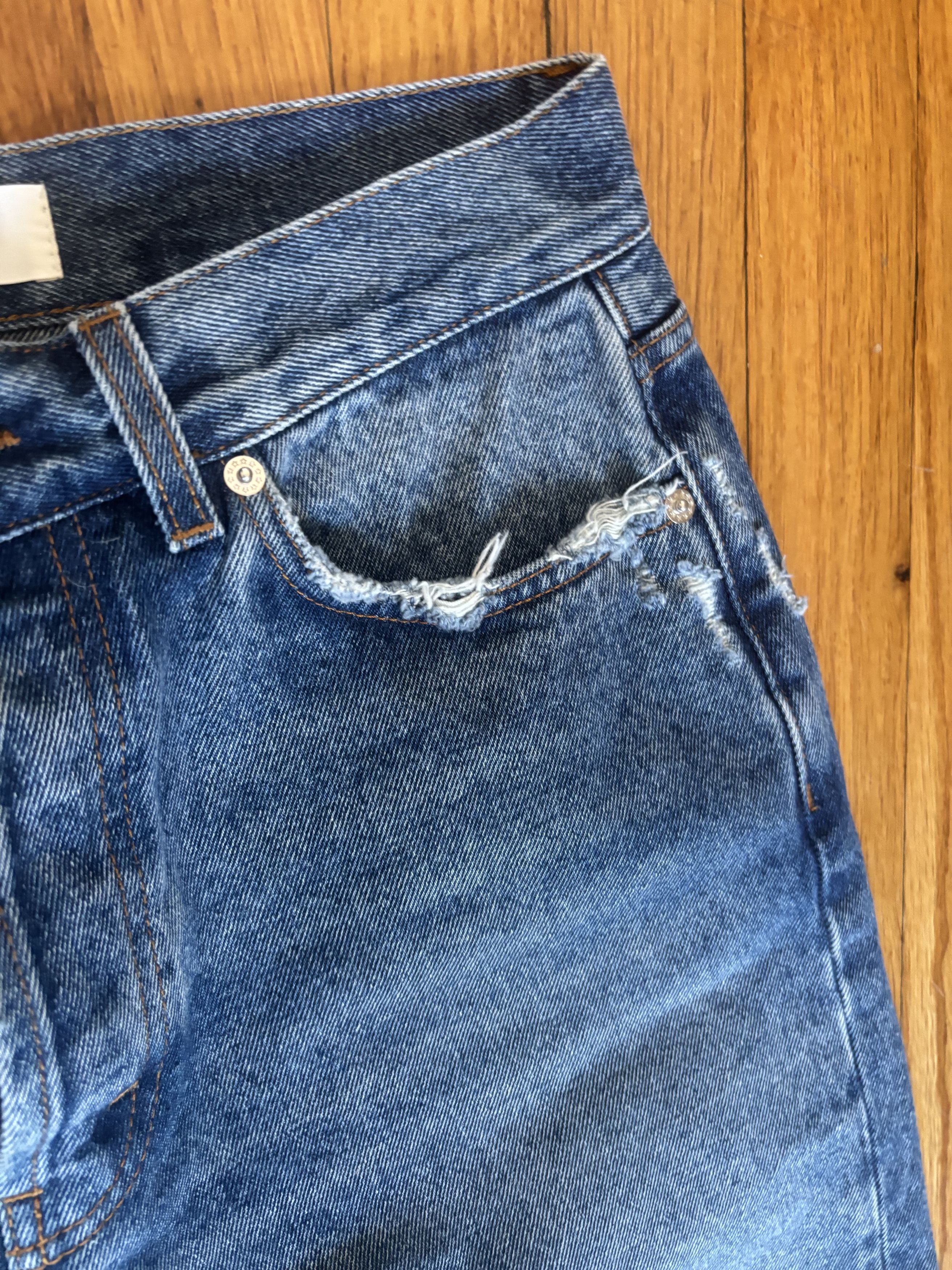Sefr Frayed Cut Jeans Size US 30 / EU 46 - 3 Thumbnail