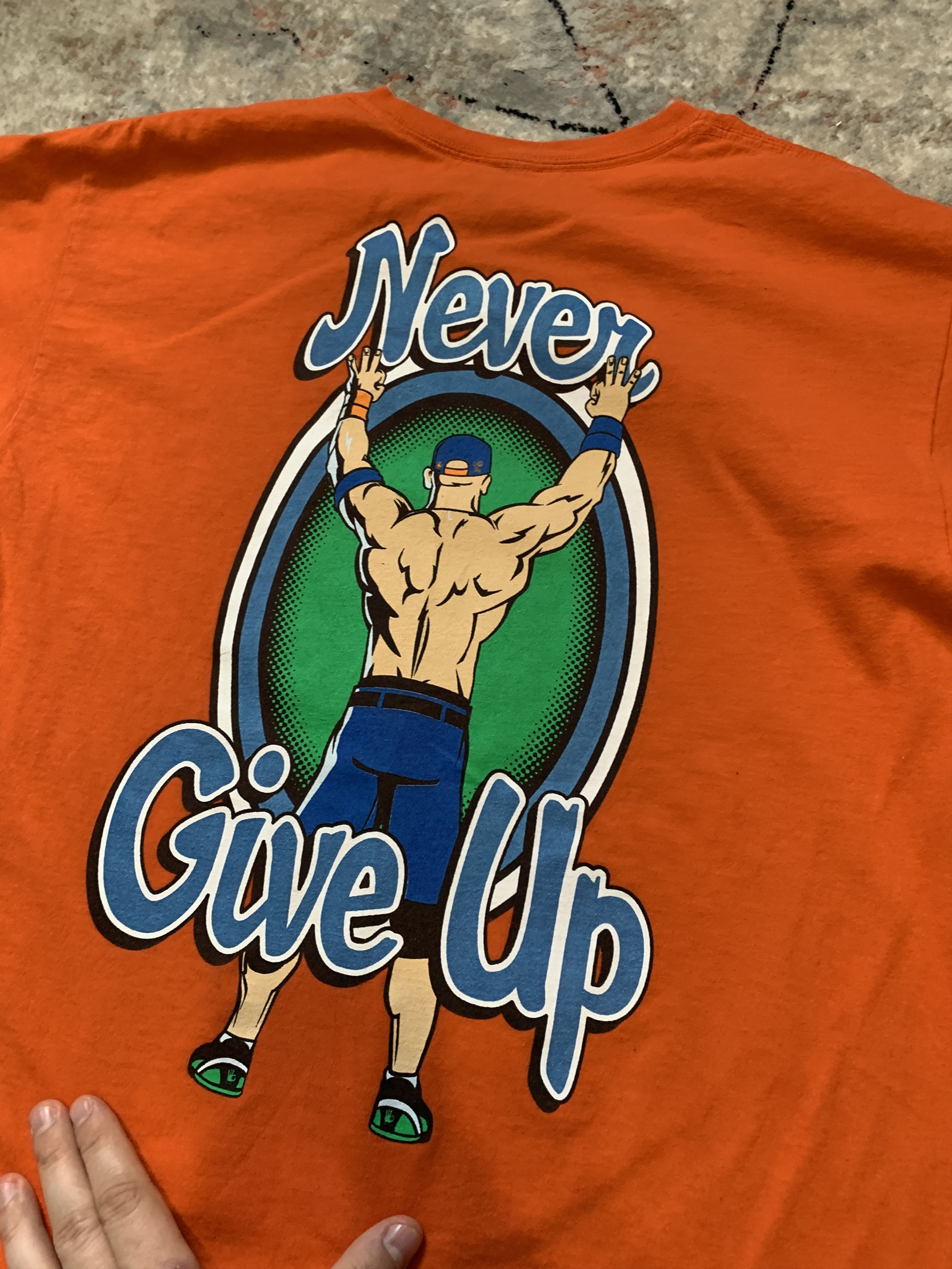 WWE × WWF WWE John Cena Respect Earn It Tee Size US L / EU 52-54 / 3 - 5 Thumbnail