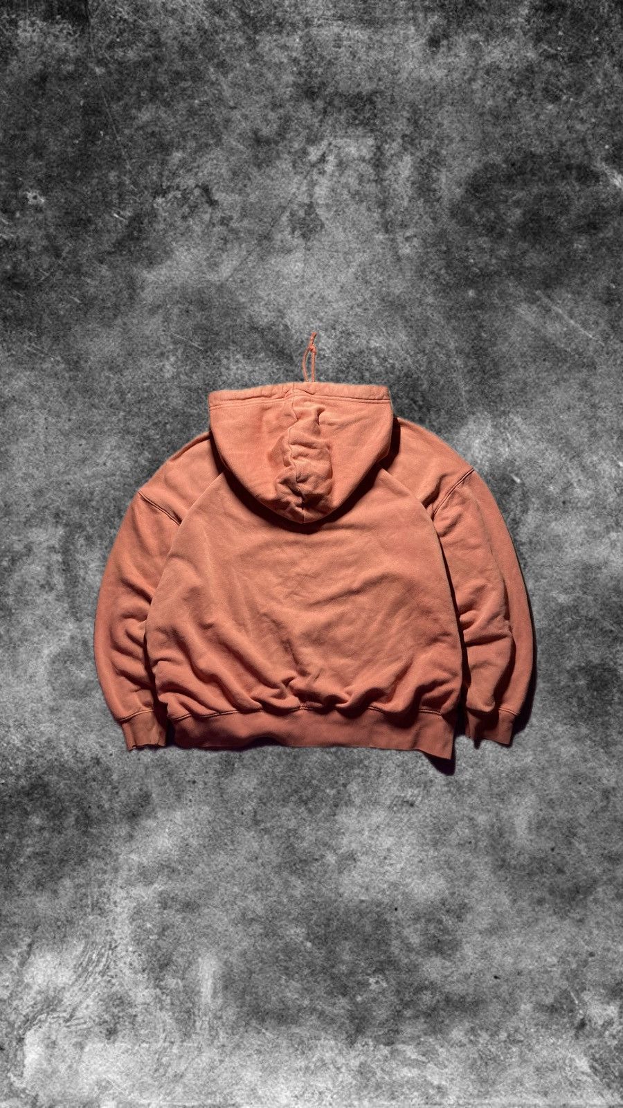 Nike × Vintage ⛩️ Nike Hoodie Center Logo Vintage Y2K Baggy Faded orange Size US L / EU 52-54 / 3 - 2 Thumbnail