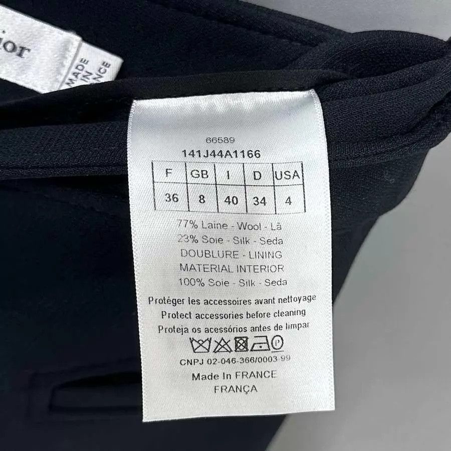 Dior Dior CD buckle black women's skirt Size 26" / US 2 / IT 38 - 6 Thumbnail