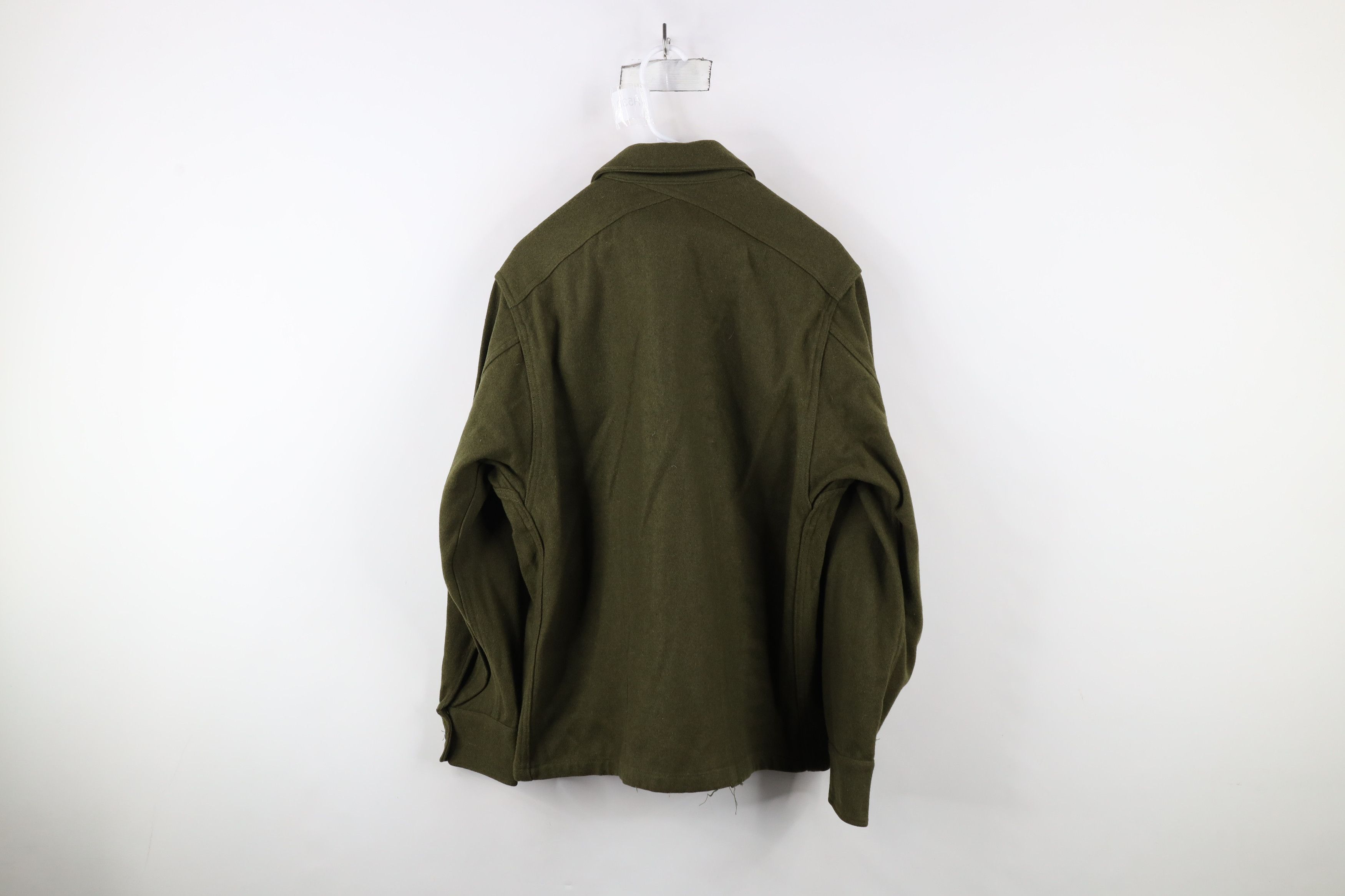 Vintage Vintage 50s Korean War Wool Combat Field Jacket Green USA Size US M / EU 48-50 / 2 - 9 Thumbnail