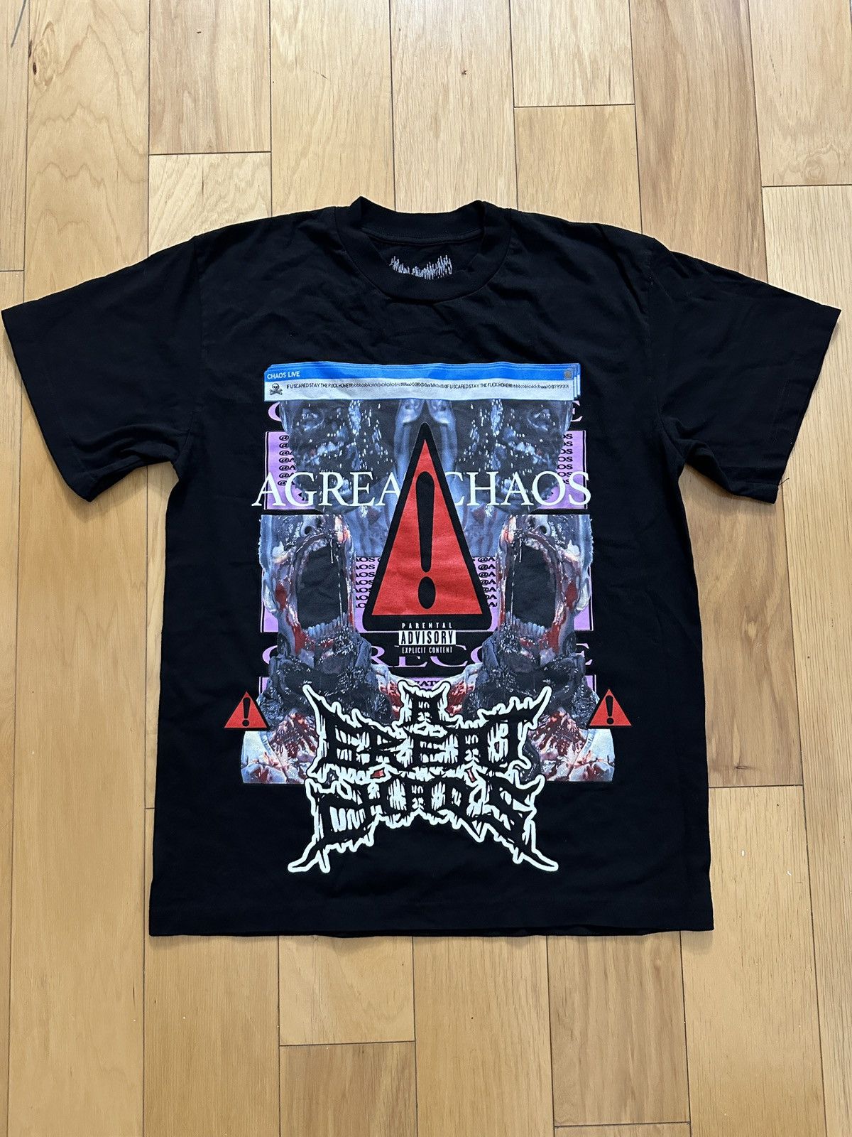 Other Nettspend Invert Tour “Vlone” Tee White + Red + Blue