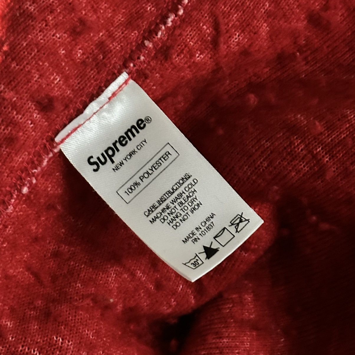 Supreme Supreme Sherpa Fleece Pullover Red F/W15 Size US L / EU 52-54 / 3 - 5 Thumbnail