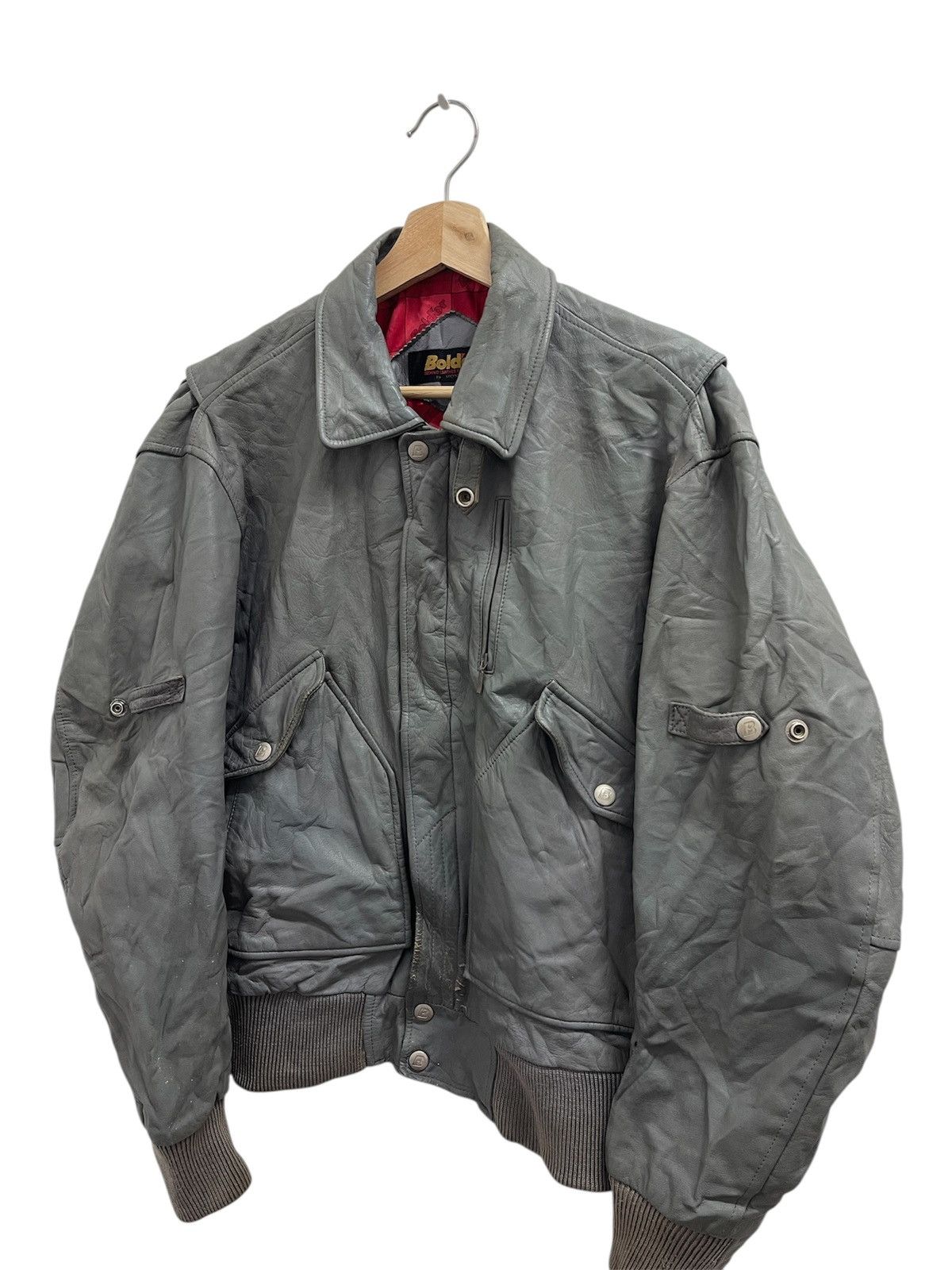 Honda Boldor By Honda Leather Flight Jacket Size US S / EU 44-46 / 1 - 6 Thumbnail