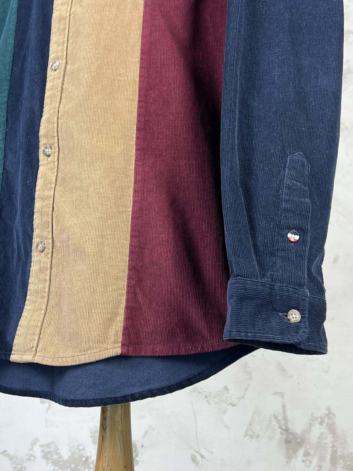 Tommy Hilfiger Tommy Jeans Colorblock Corduroy Shirt Size M Size US M / EU 48-50 / 2 - 4 Thumbnail