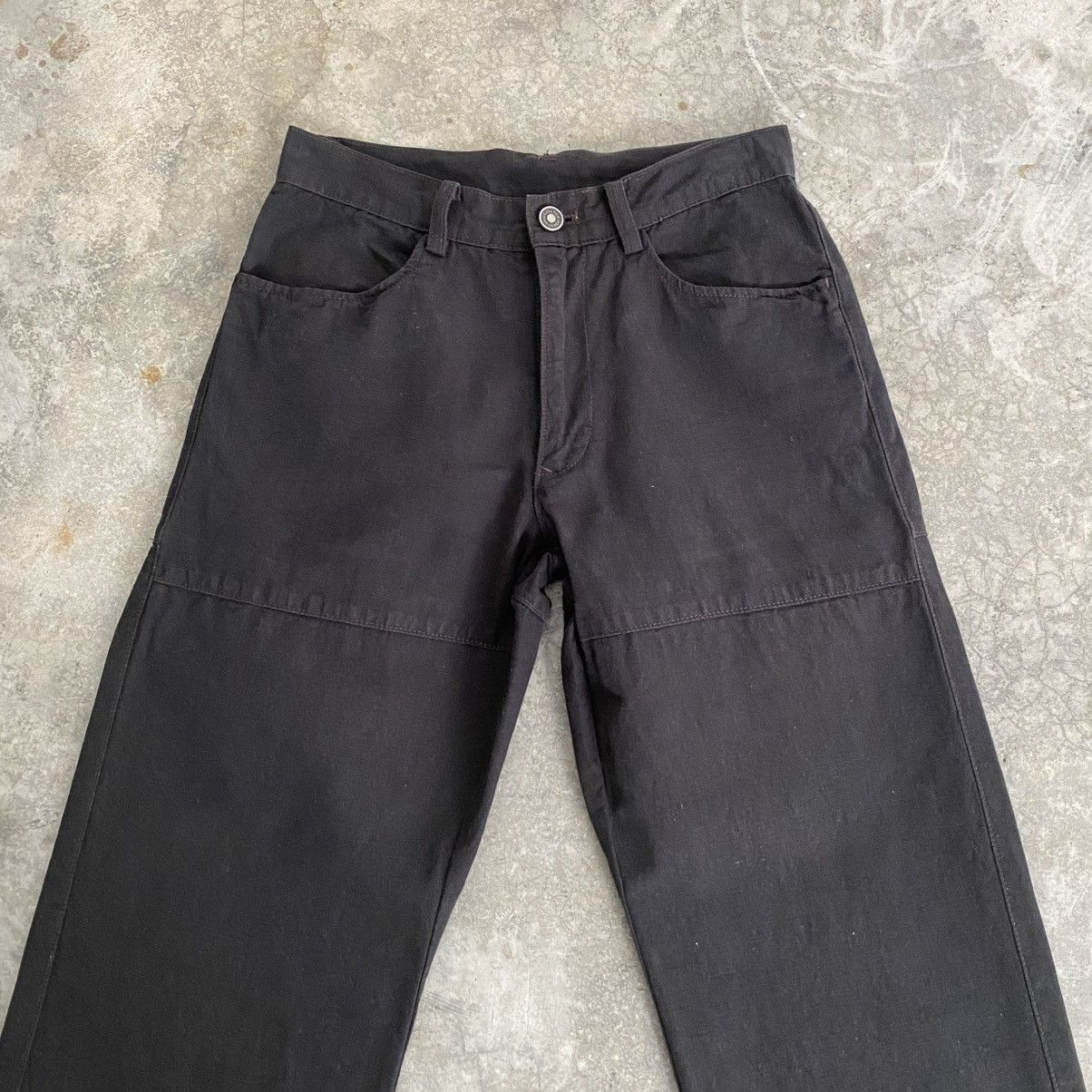 Jean Paul Gaultier Archive Gaultier Homme Objet Hemp Blend Wide Leg Jeans Size US 28 / EU 44 - 4 Thumbnail