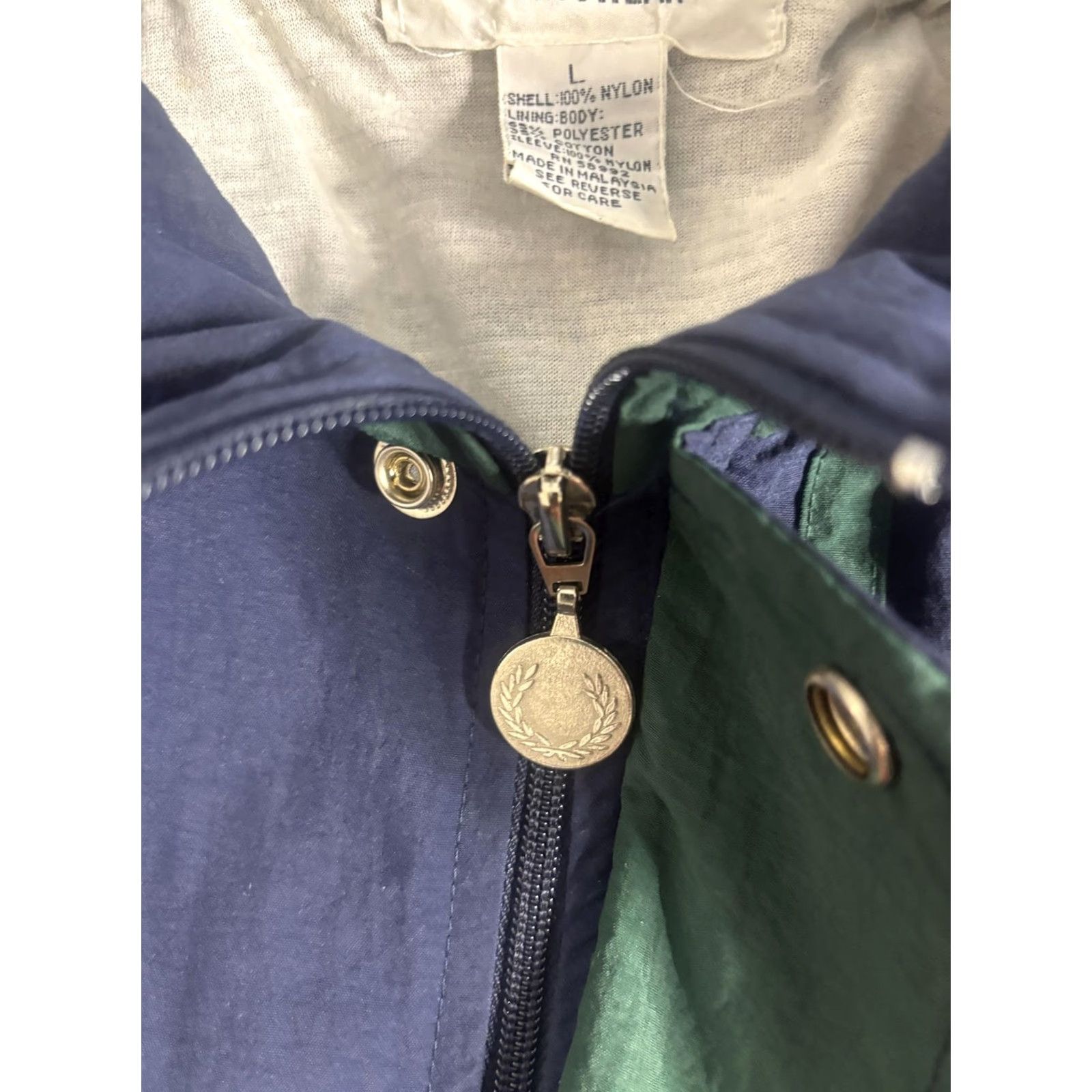 Fred Perry Fred Perry Jacket Mens Large Colorblock Sportswear Full Zip Windbreaker Size US L / EU 52-54 / 3 - 4 Thumbnail