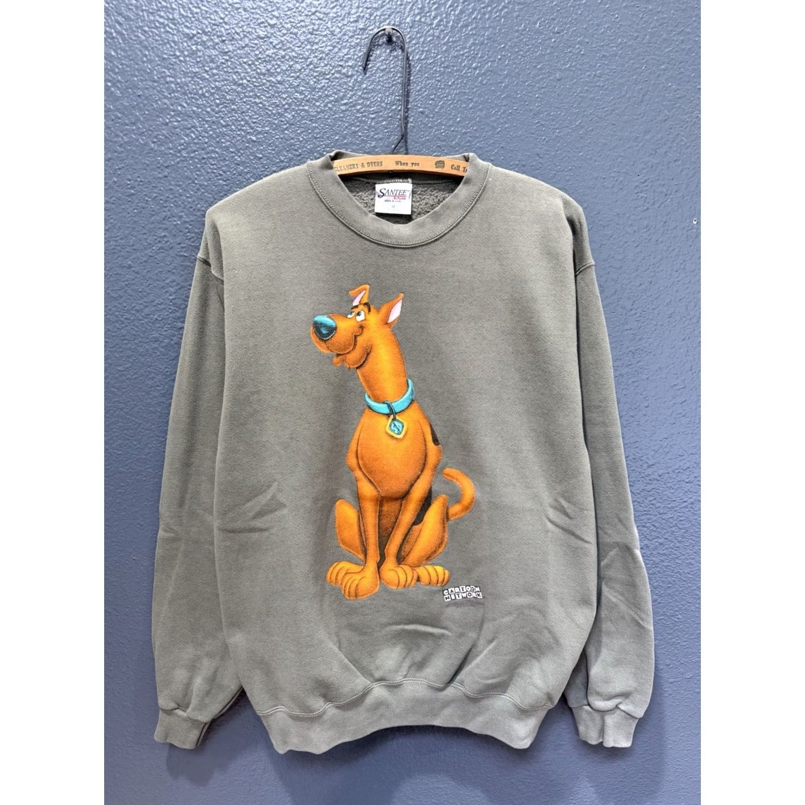 Vintage VINTAGE 90s Cartoon Network Scooby Doo Green Sweatshirt M Men Pullover Size M Green 90s Scooby Doo Sweatshirt Mens Size US M / EU 48-50 / 2 - 3 Thumbnail