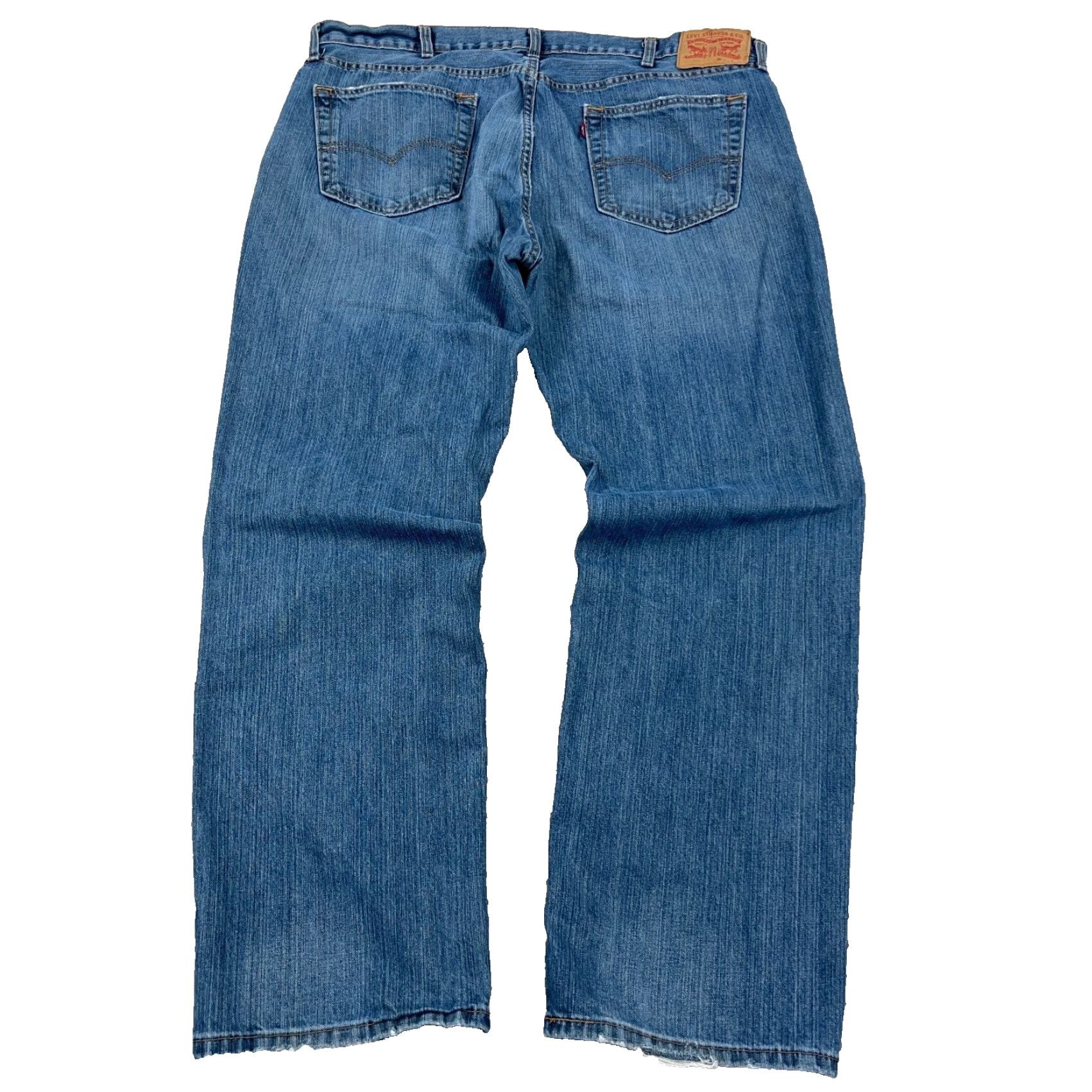Levi's Levi's 559 Jeans Men 40x32 Straight Relaxed Baggy Medium Wash Distressed Denim Size US 40 / EU 56 - 2 Thumbnail