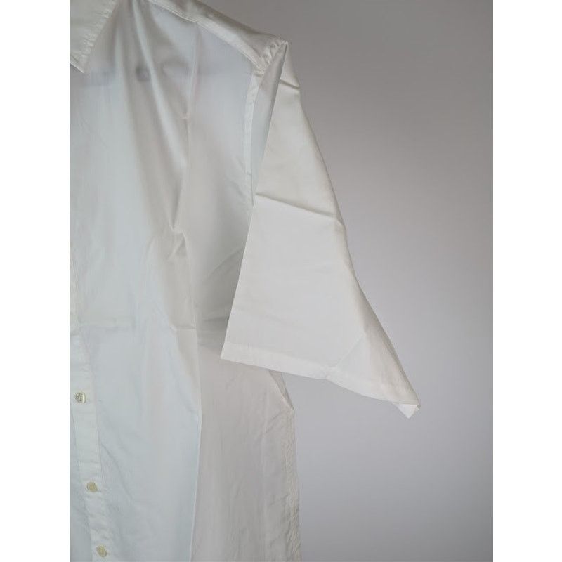 Vlone o1rshd1 V Logo Short-Sleeve Button-Up Shirt in White Size US XL / EU 56 / 4 - 5 Thumbnail