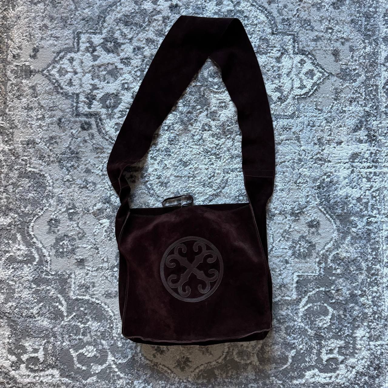 Vivienne Tam Rare Vivienne Tam Brown Retro Suede Big Shoulder Bag Size ONE SIZE - 1 Thumbnail