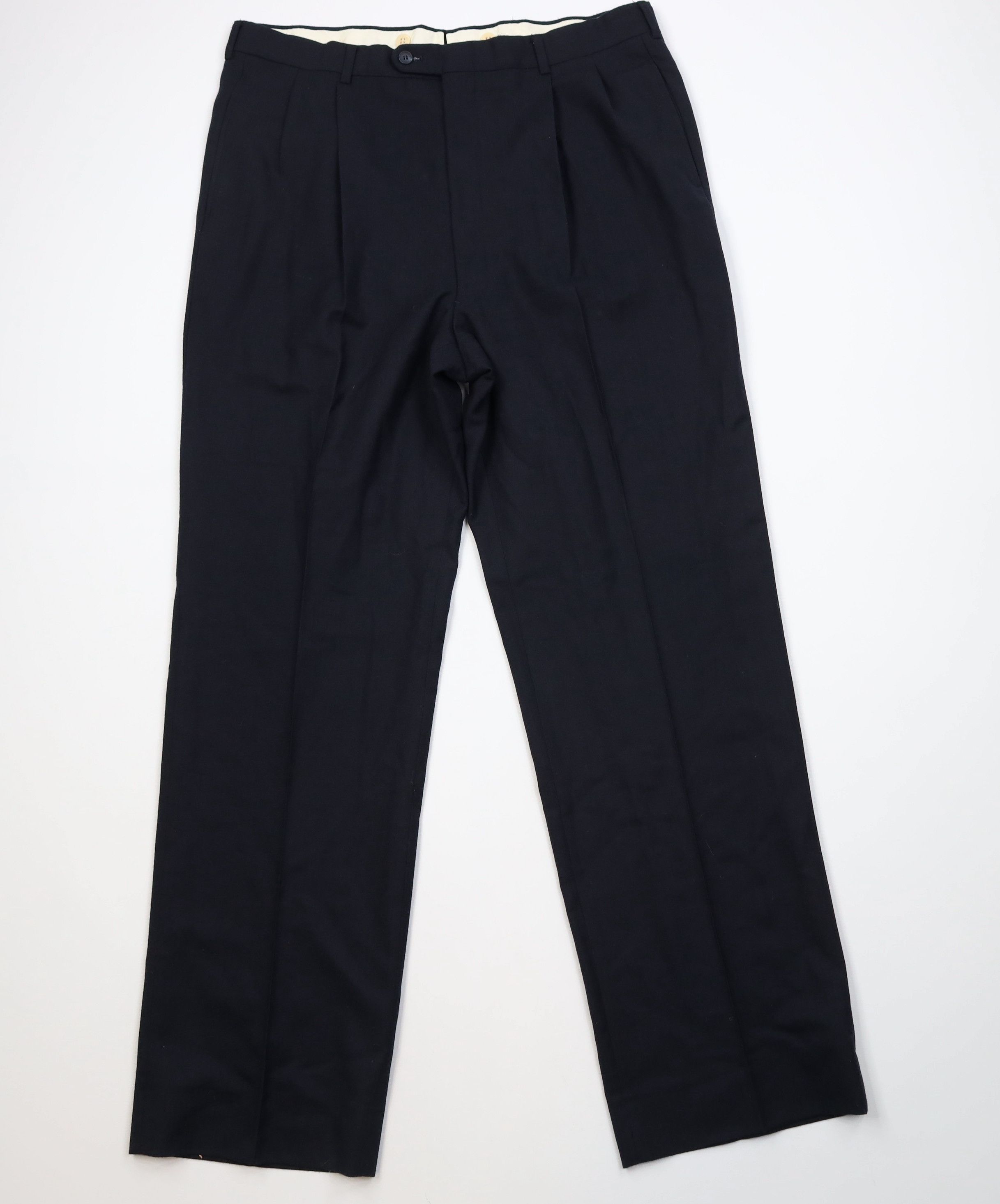 Vintage Vintage 60s 70s Streetwear Knit Herringbone Wide Leg Pants Size US 38 / EU 54 - 1 Thumbnail