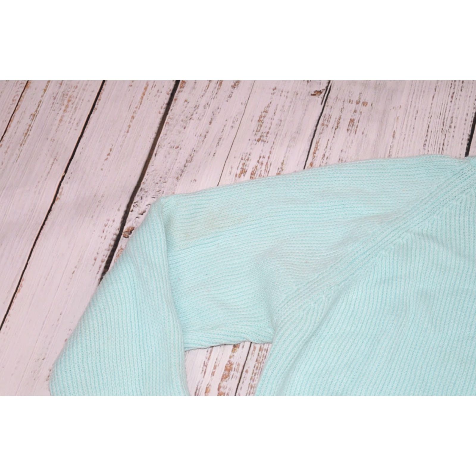 Vintage VINTAGE Full Fashioned Cardigan 1960s Women’s L Seafoam Green Chunky-Knit Casual Menswear Size L / US 10 / IT 46 - 8 Thumbnail