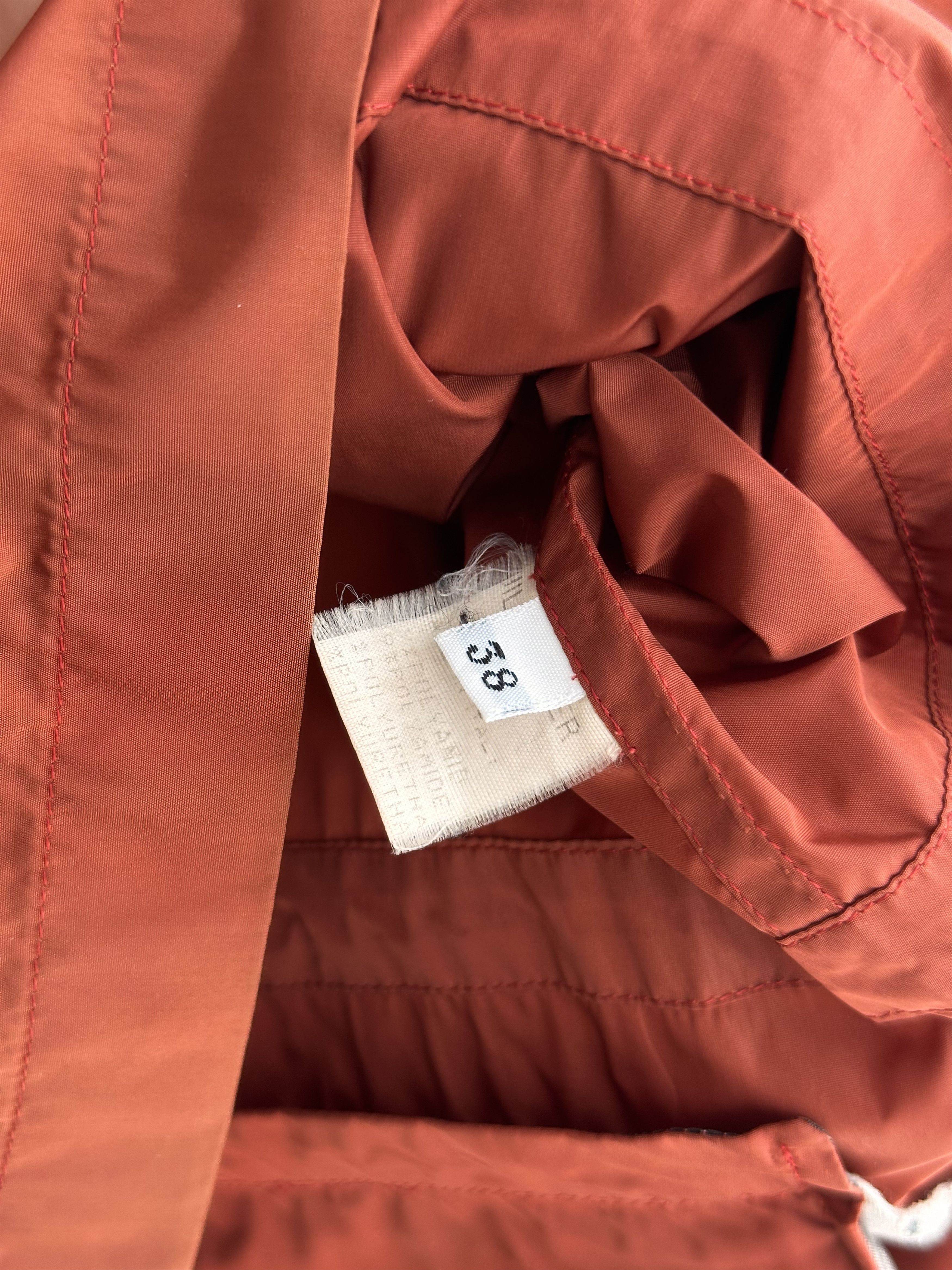 Jil Sander Vintage Jil Sunder Luxury Orange Nylon Cargo Jacket Size US S / EU 44-46 / 1 - 10 Thumbnail