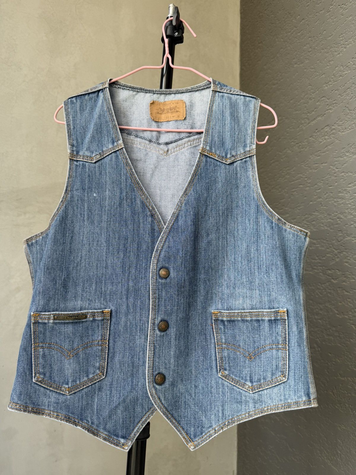 Levi's Vintage Clothing Levi’s vest jeans vintage Size 46R - 2 Thumbnail