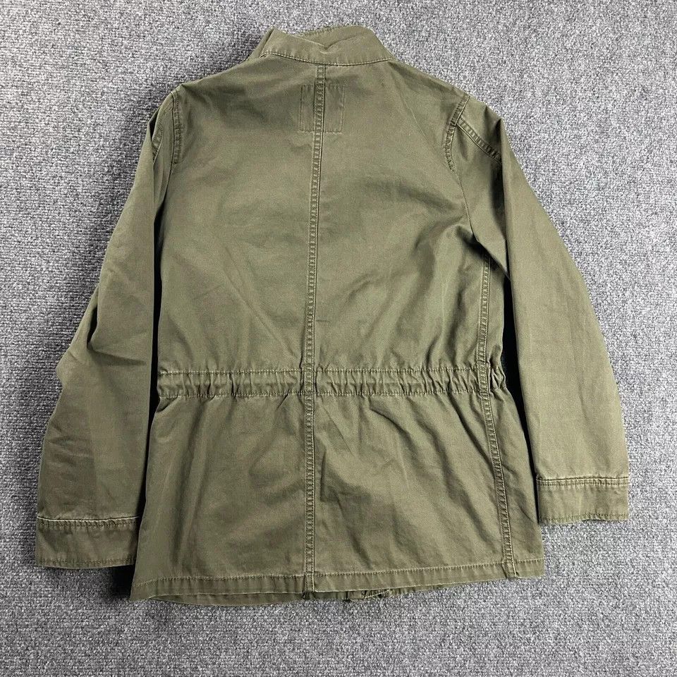 Madewell Madewell Jacket Womens XS Green Military Full Zip Mock Neck Size XS / US 0-2 / IT 36-38 - 3 Thumbnail