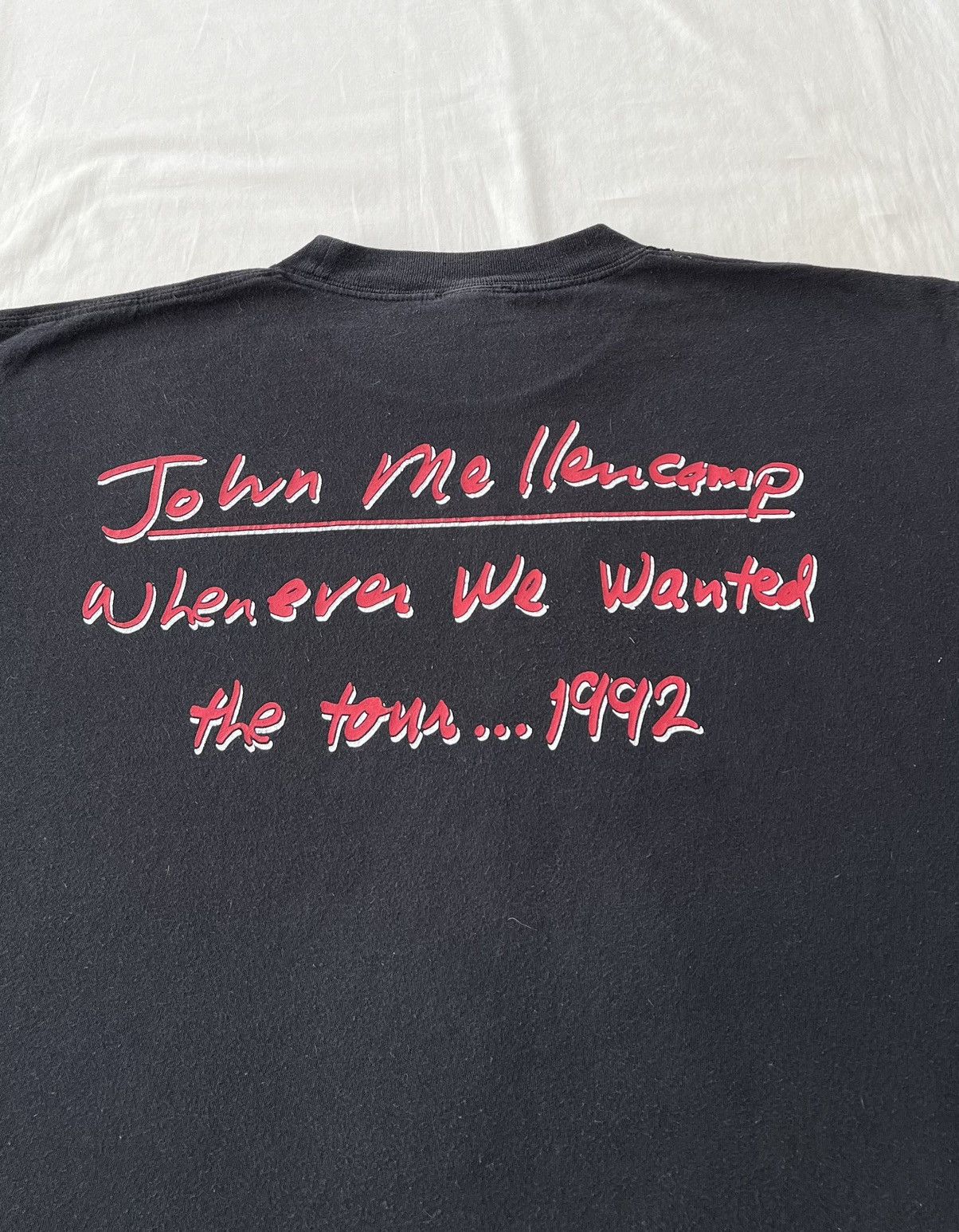Band Tees Vintage 1992 John Mellencamp Whenever We Wanted T-shirt Size US XL / EU 56 / 4 - 16 Thumbnail