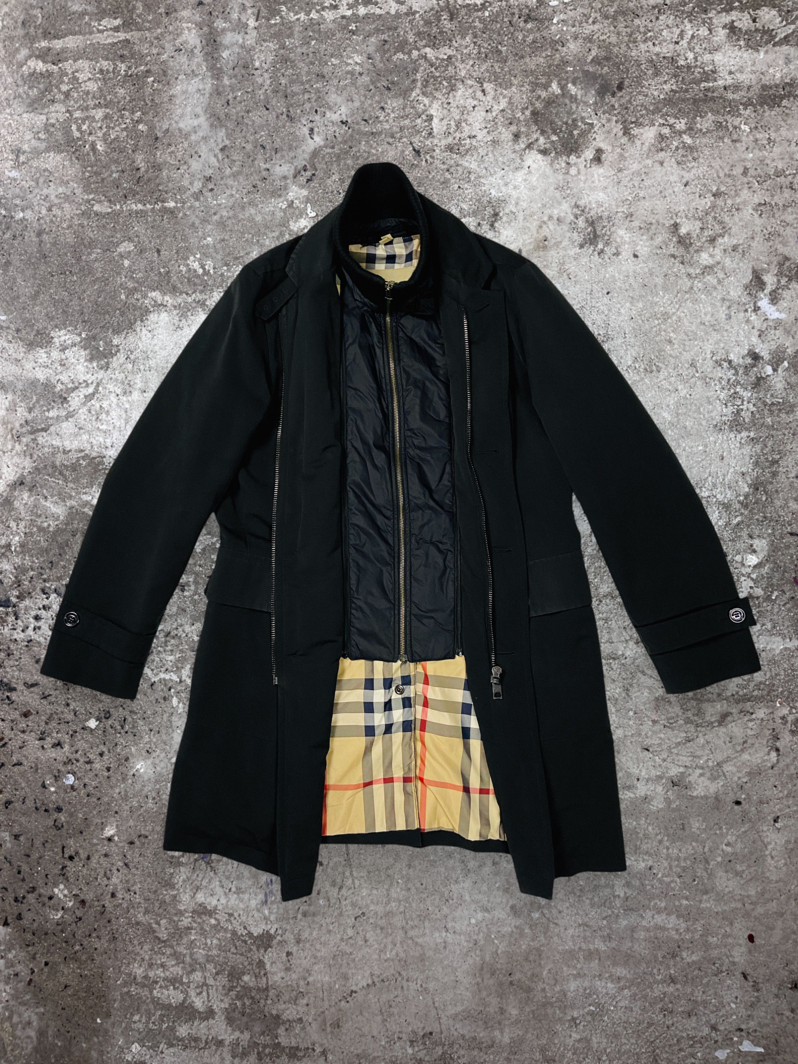 Burberry BURBERRY NOVA CHECK TRECH MONOGRAM COAT JACKET - № 2172 Size US M / EU 48-50 / 2 - 1 Thumbnail