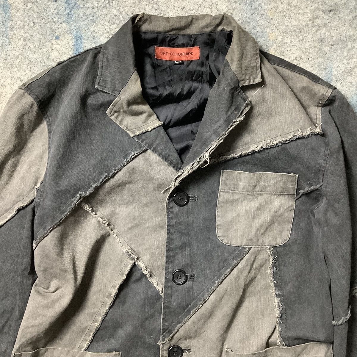 If Six Was Nine × Japanese Brand × Le Grande Bleu (L.G.B.) KAPITAL INSPIRED JACKET SKY CONQUEROR PATCHWORK Size US L / EU 52-54 / 3 - 2 Thumbnail