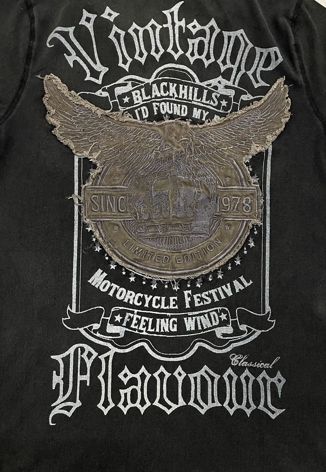 Japanese Brand Japanese Brand Glitz Motorcycle Festival Hooded Tshirt Size M / US 6-8 / IT 42-44 - 9 Thumbnail